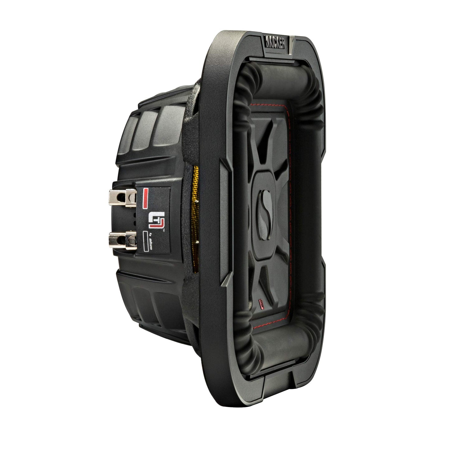 KICKER 46L7T84 L7T L7-Thin 8-Pulgadas (20cm) Subwoofer, Bobina de Voz Dual, 4-Ohm, 350 Vatios