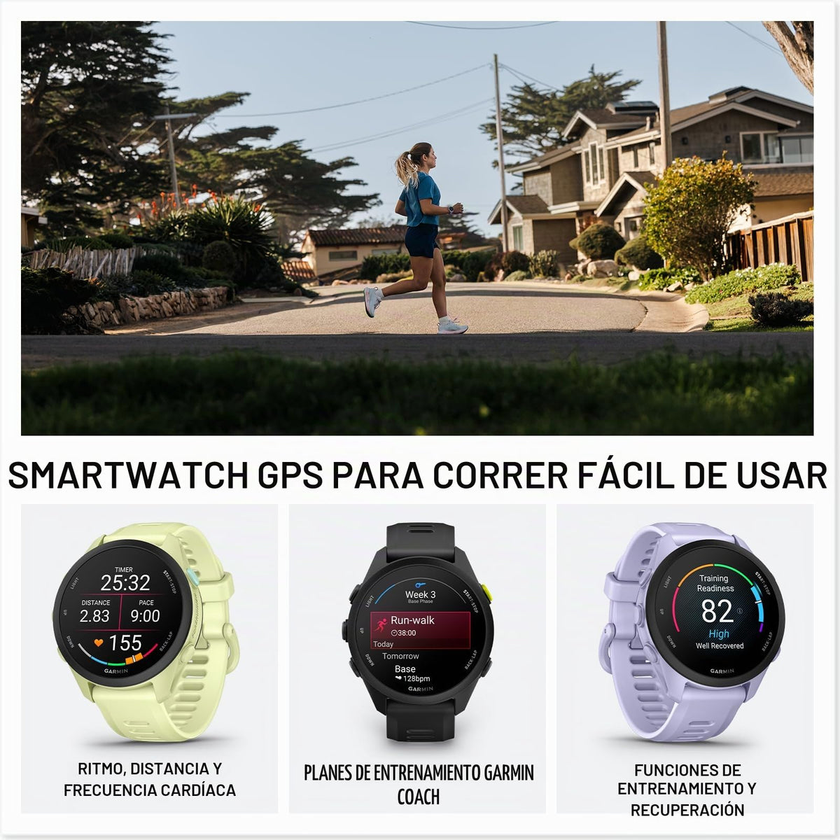 Reloj Garmin Forerunner Whitestone 70