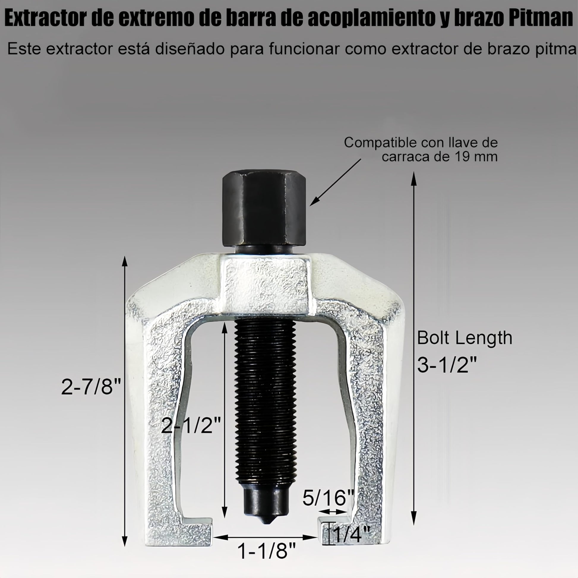 FIXITFAST Extractor de Rótulas,Kit Extractor de Rótulas 6 en 1 Aleación Endurecida,Kit de Mantenimiento Frontal Integrado,Herramientas Extractor de Rotulas Automotriz para Separación Eficiente