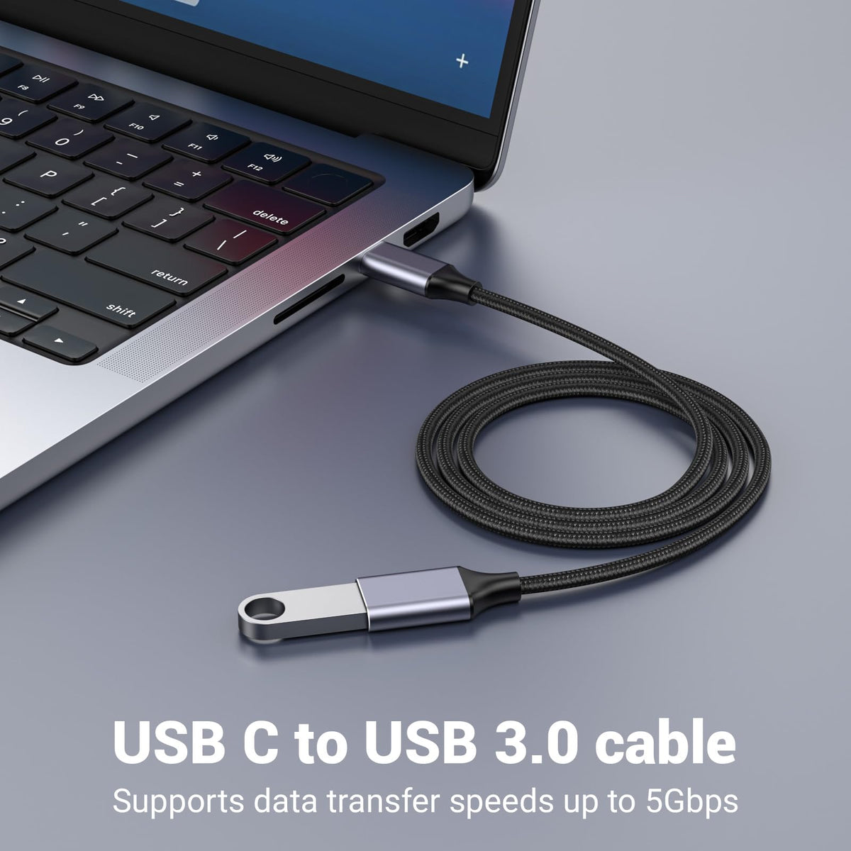Adaptador de Cable USB Hembra a USBC Macho Pastall 2 m USB3.0