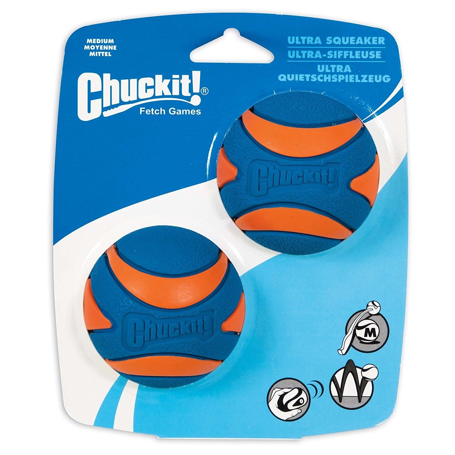 Chuckit Ultra - Pelota de batidor (4 unidades)