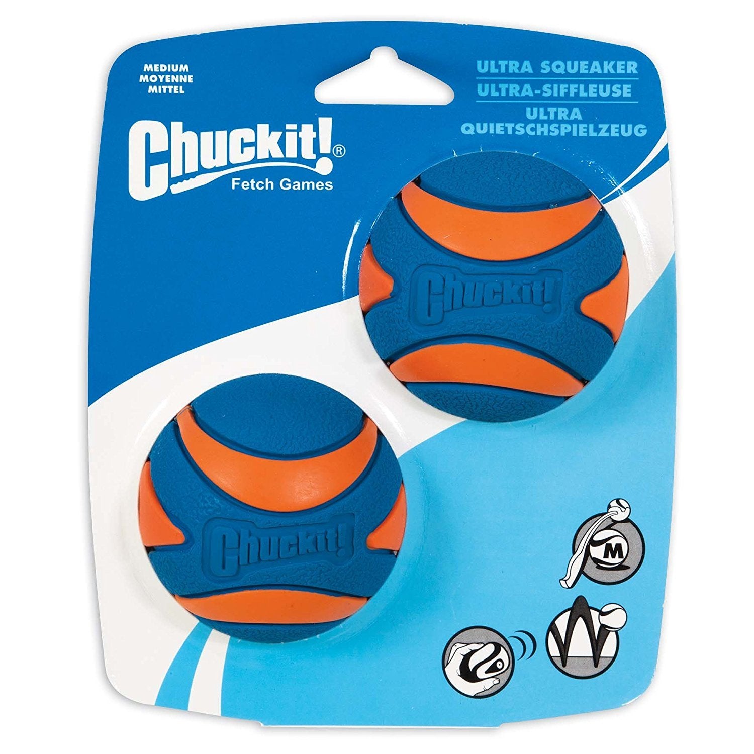 Chuckit Ultra - Pelota de batidor (4 unidades)