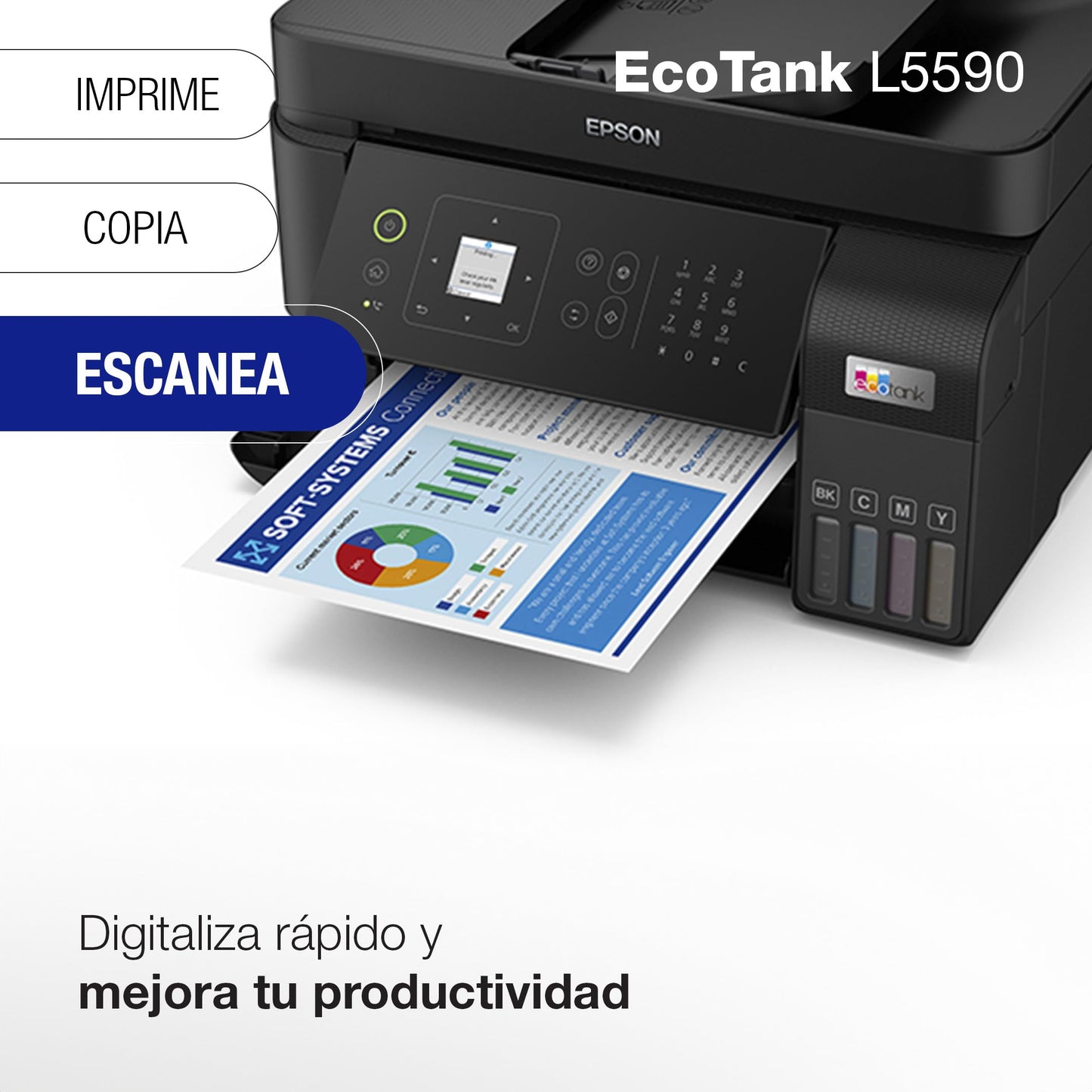 Epson Ecotank Impresora Multifuncional a Color L5590