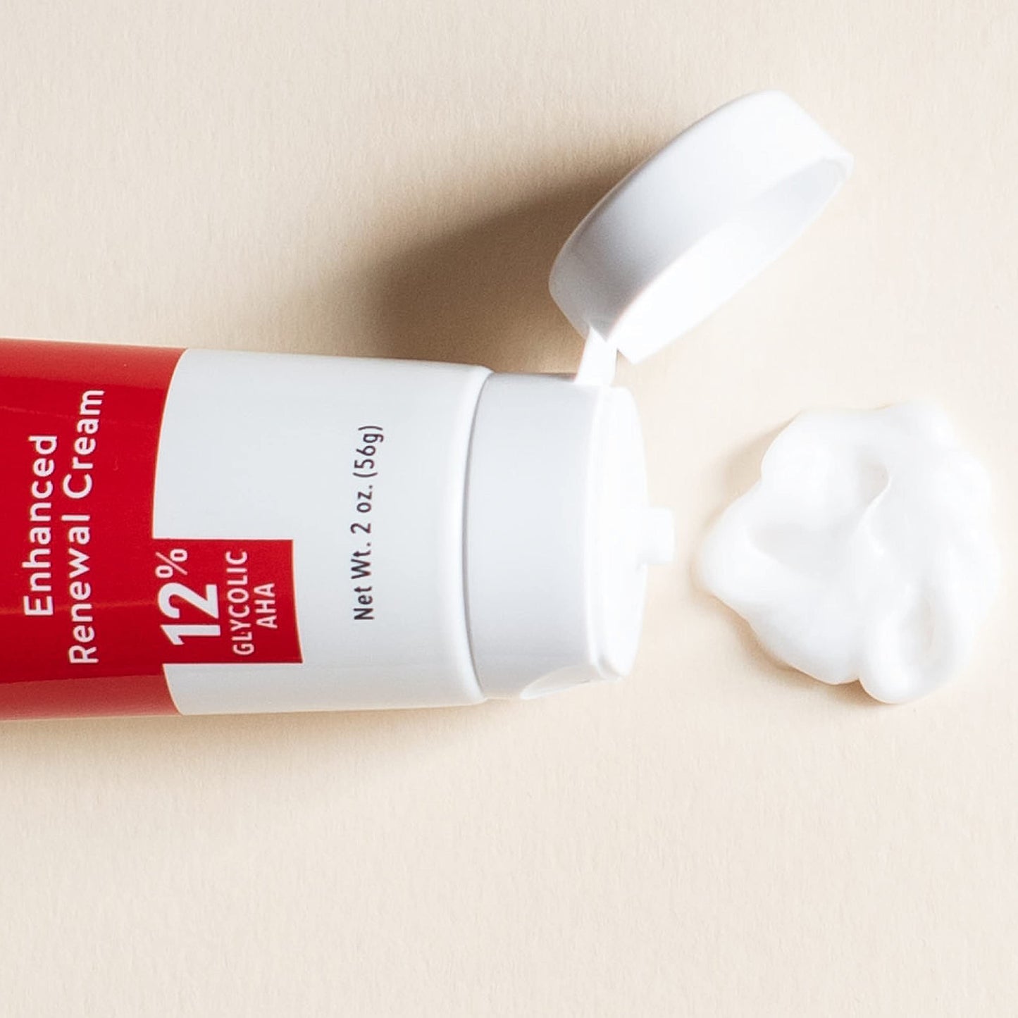 Crema Exfoliante Alfa para Líneas y Arrugas, 12% AHA Glicólico, Efectos Reales | Sin Fragancia ni Parabenos | 60 ml