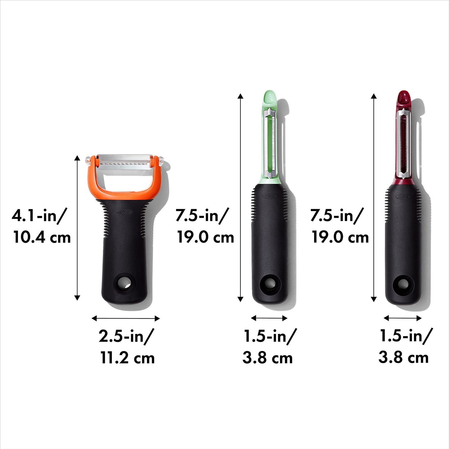 Juego de Peladores OXO Good Grips Remolacha Hinojo Ñame