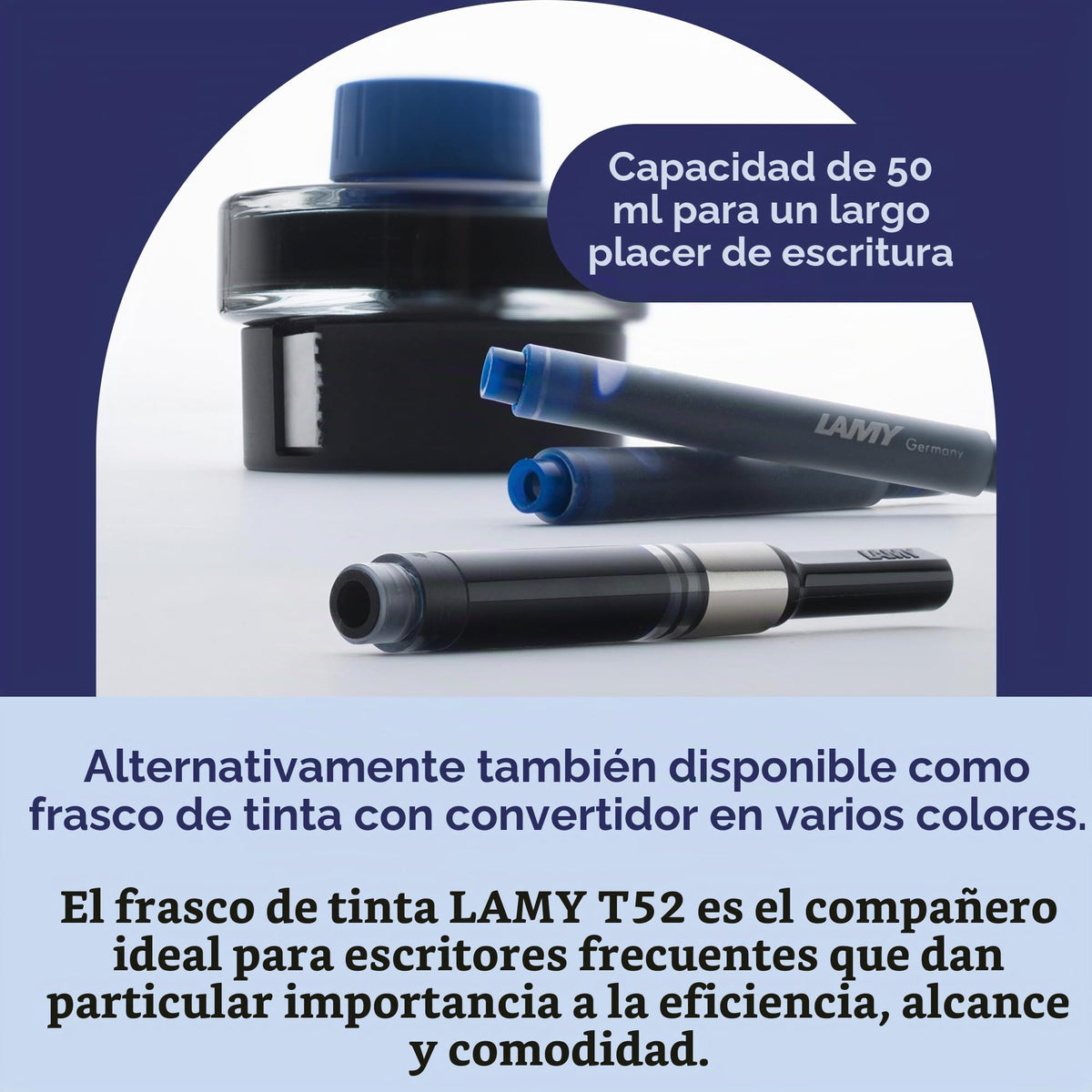 Cartuchos para Pluma Fuente Lamy 2 Cajas 5 Piezas
