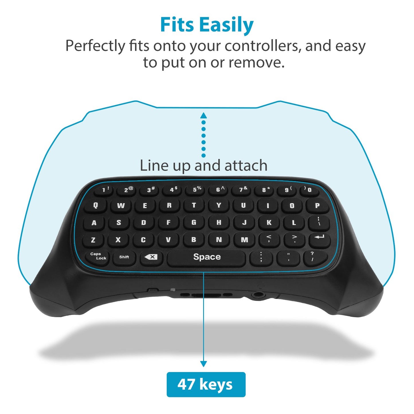 Teclado Inalámbrico MoKo Verde para Juegos Xbox One y Series X/S Negro