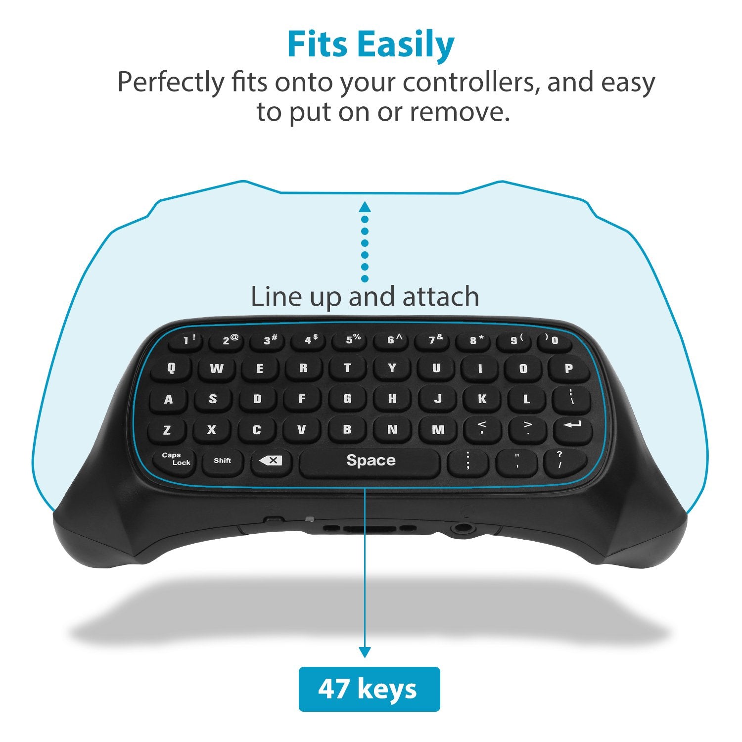 Teclado Inalámbrico MoKo Verde para Juegos Xbox One y Series X/S Negro