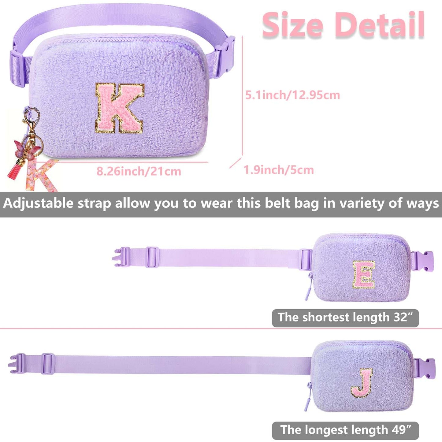 BBelt - Bolsa cruzada para niñas y mujeres, paquete de riñonera para niñas de 8 a 12 años, regalos de cumpleaños para adolescentes, paquete de cintura pequeña, paquete de riñonera para niños de moda