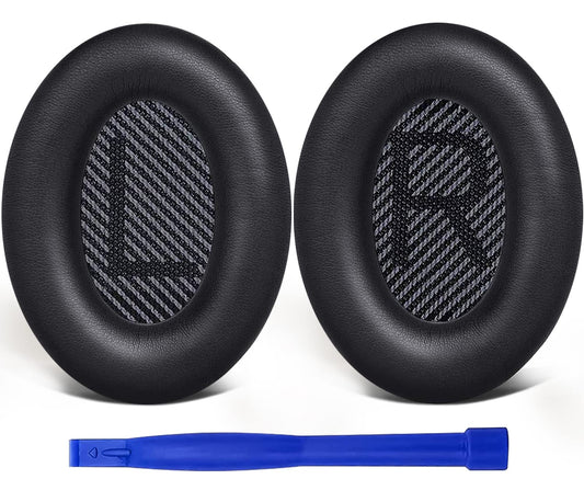 Almohadillas SoloWIT Negro Alta Densidad para Bose QuietComfort 35 y 35II Auriculares