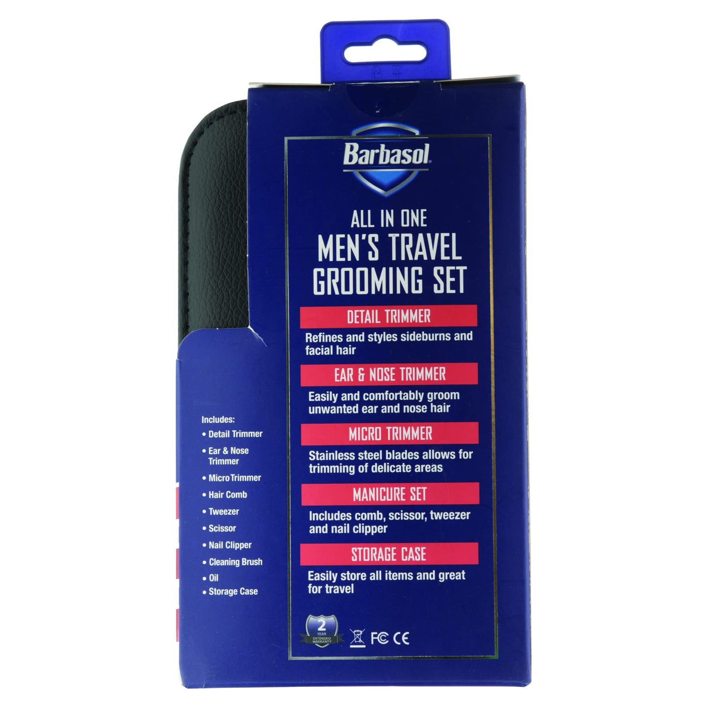 XTREME DIGITAL LIFESTYLE ACCESSORIES Barbasol CBG15000KIT - Juego de aseo de viaje para hombre