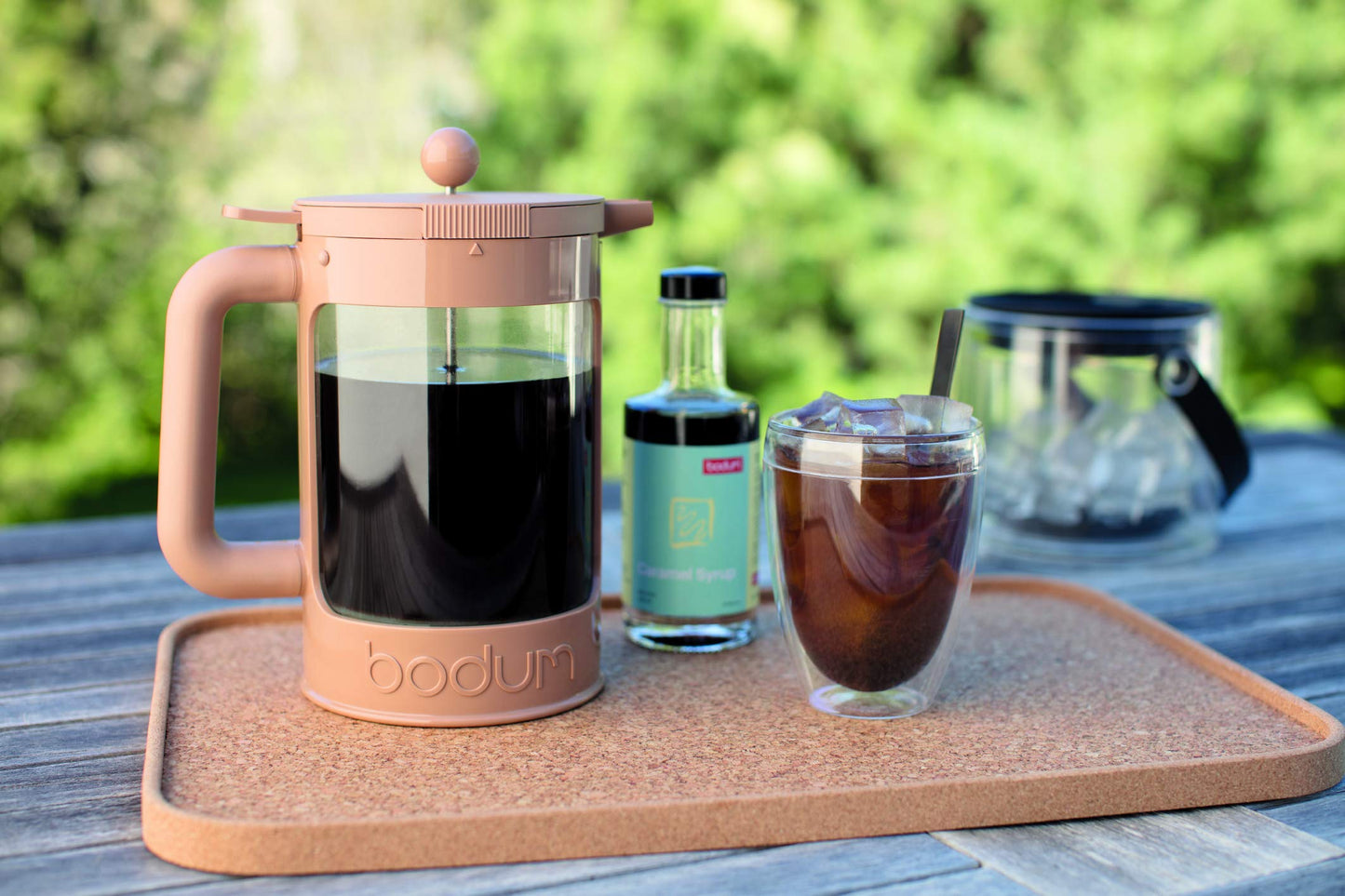 bodum Bean Cold Brew Cafetera, 50 onzas, blanco brillante