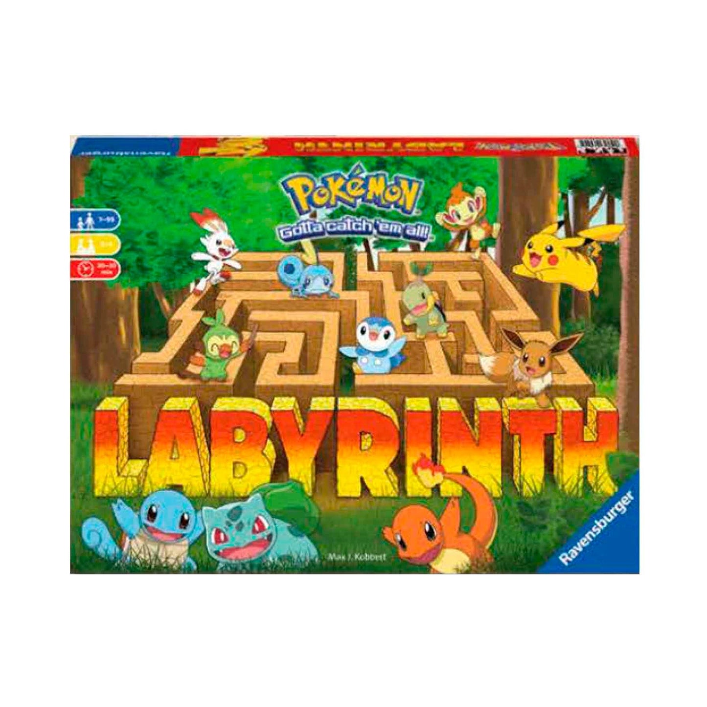 Juego de Mesa Ravensburger Pokemon Labyrinth Azul para Niños y Adultos