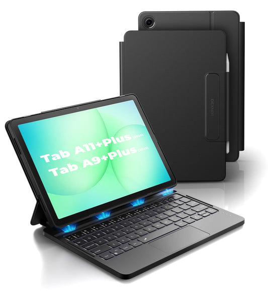 Funda Dexnor con Teclado para Samsung Galaxy Tab A11+ A9+ Plus