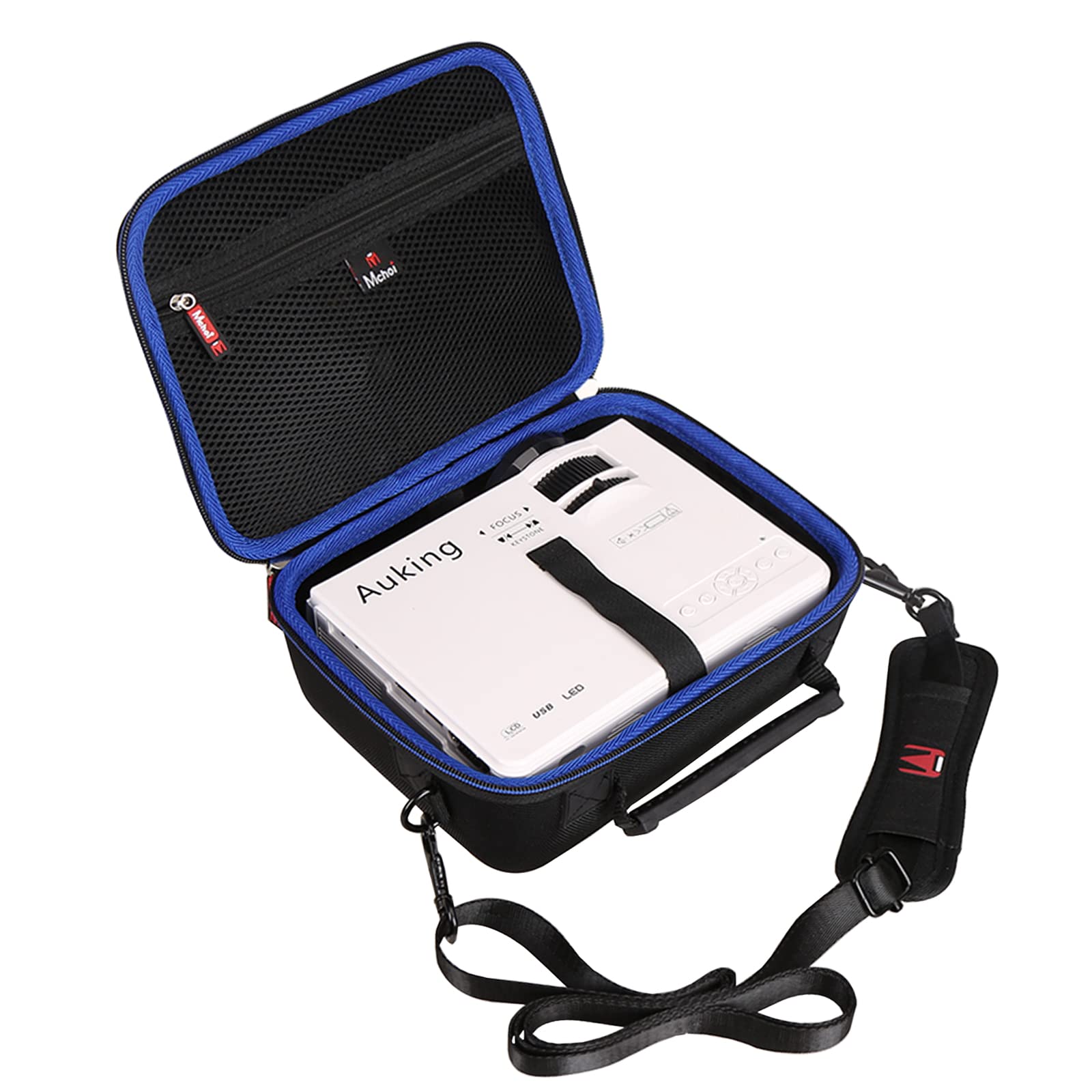 Funda Rígida EVA Mchoi Negra para Proyector AuKing Mini 2022 Actualizado Portátil