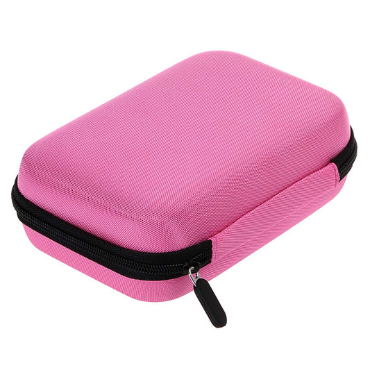 Hipiwe Hard Shell Essential Oil Carrying Case Holds 12 Bottles (Can hold 5ml, 10ml, &10ml Rollers) Travel Size Essential Oils Bag Organizer Perfect for Young Living, doTERRA, and more (Pink)