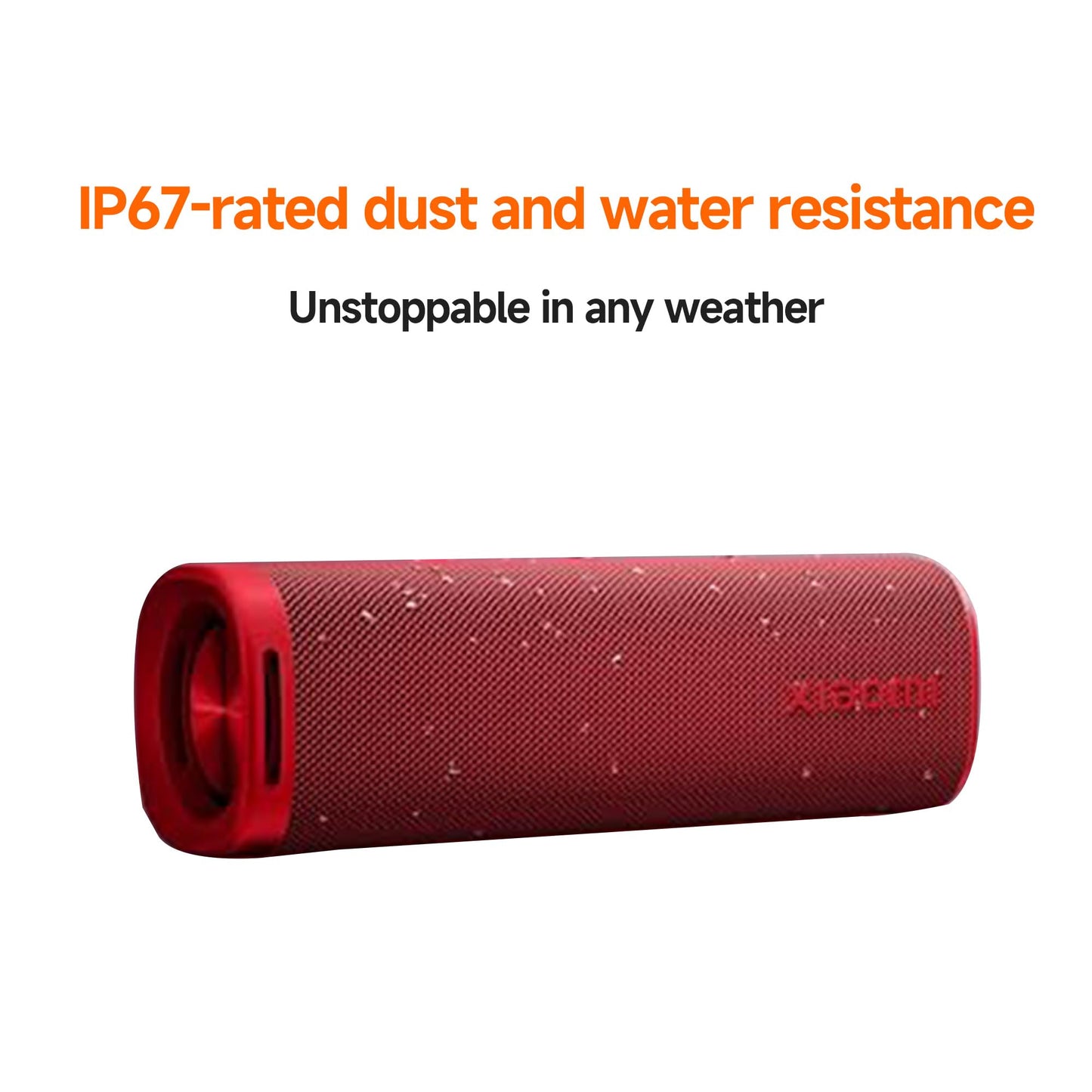 Altavoz Bluetooth portátil Xiaomi (30 W), sonido, estéreo inalámbrico verdadero, Bluetooth 5.4, IP70 impermeable, reproducción de larga duración, rojo