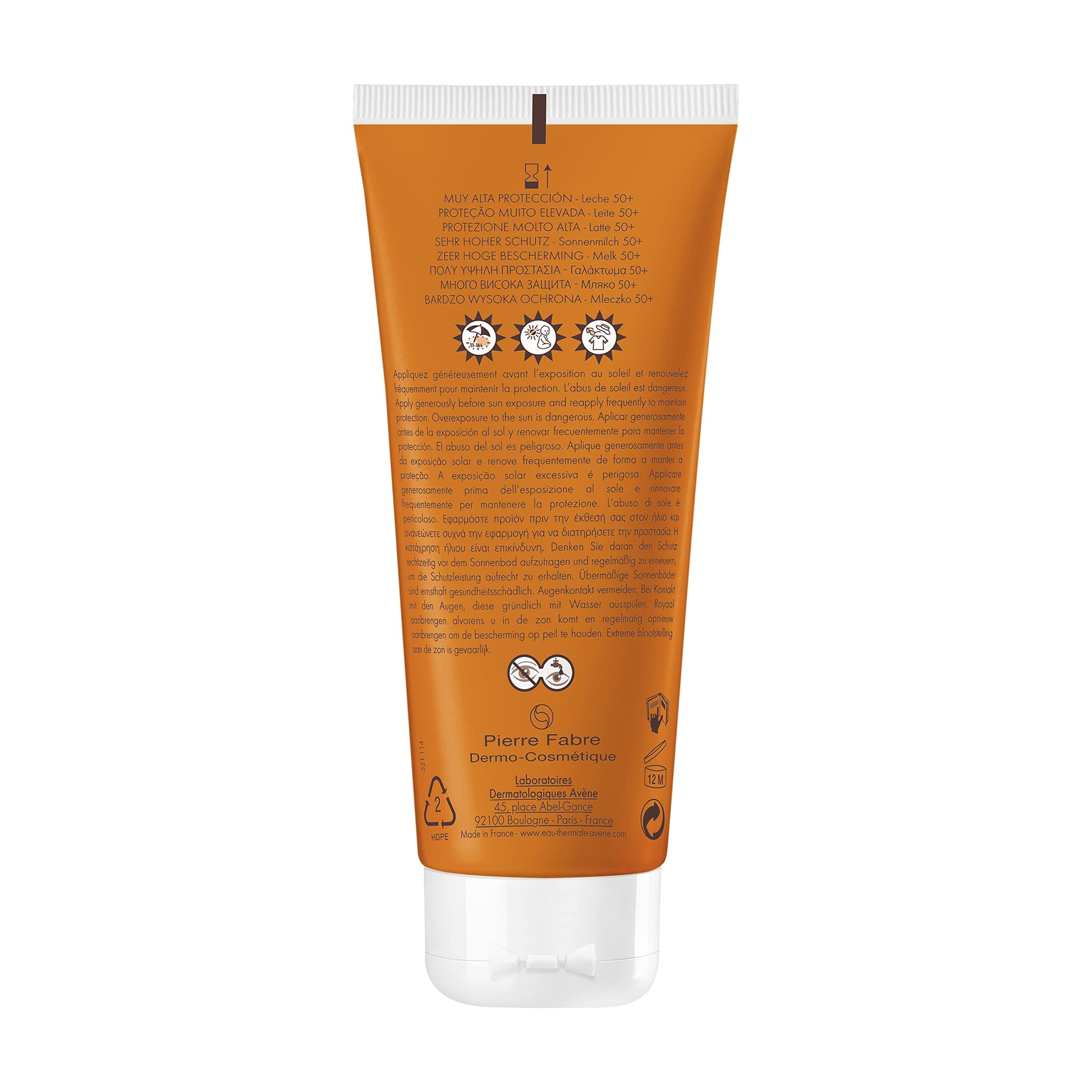 Avène Loción Corporal/Facial Protector Solar FPS 50+, 100ml