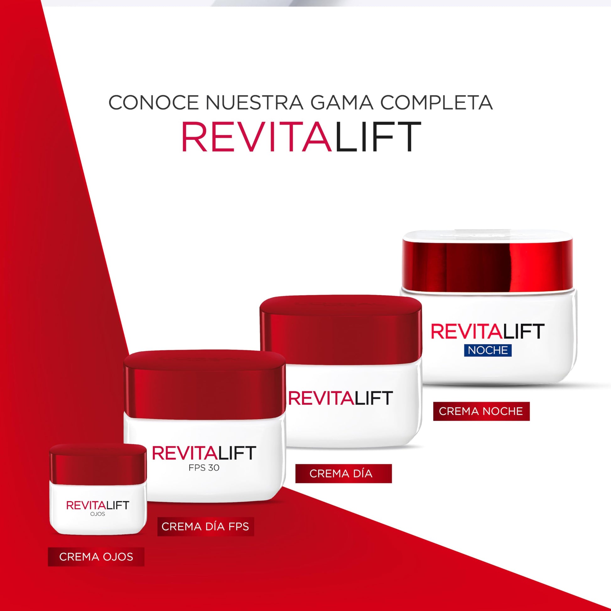 L'Oréal Paris Crema de Día FPS30 Revitalift, 50ml