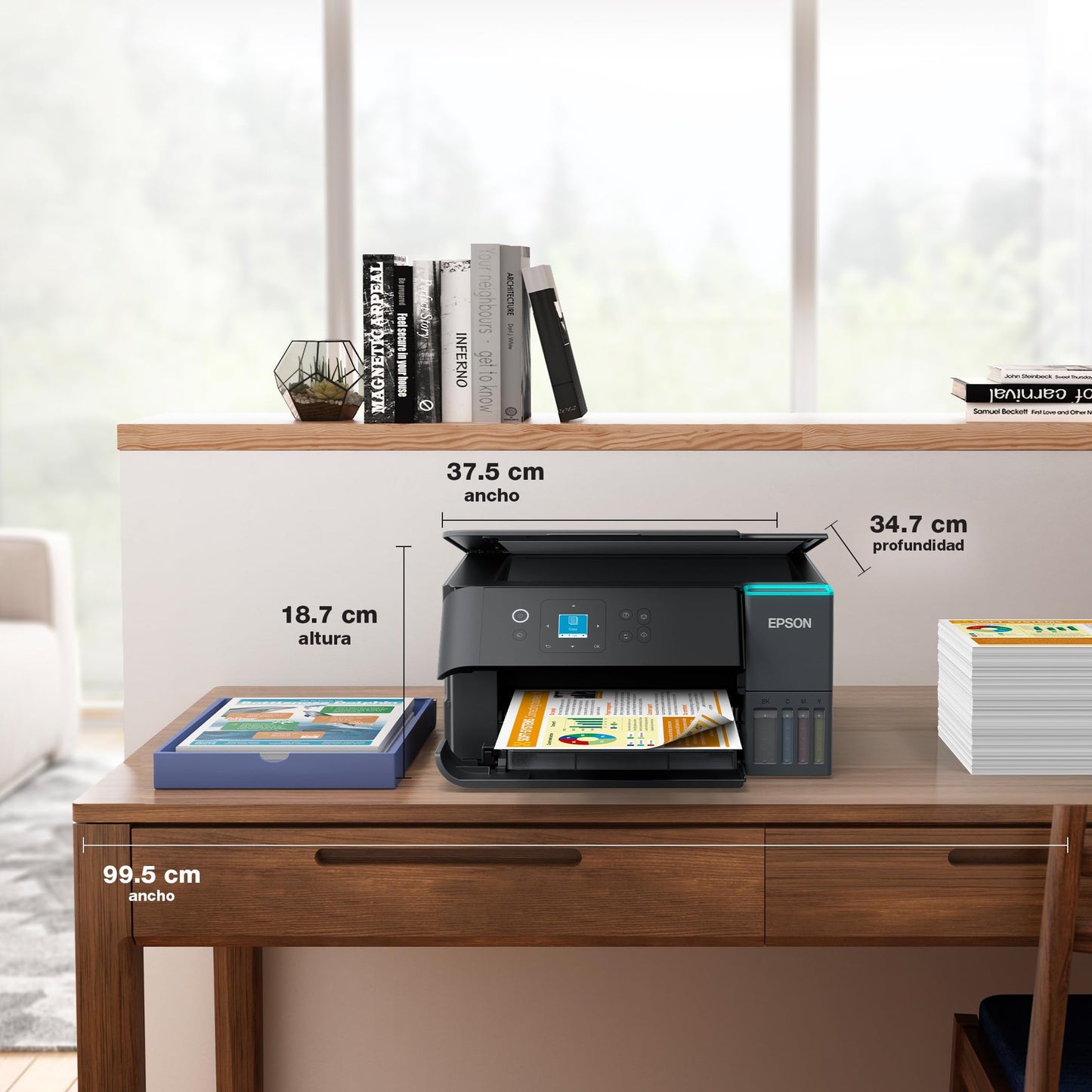 Epson Impresora Multifuncional L4360 EcoTank Tinta Continua WiFi Duplex