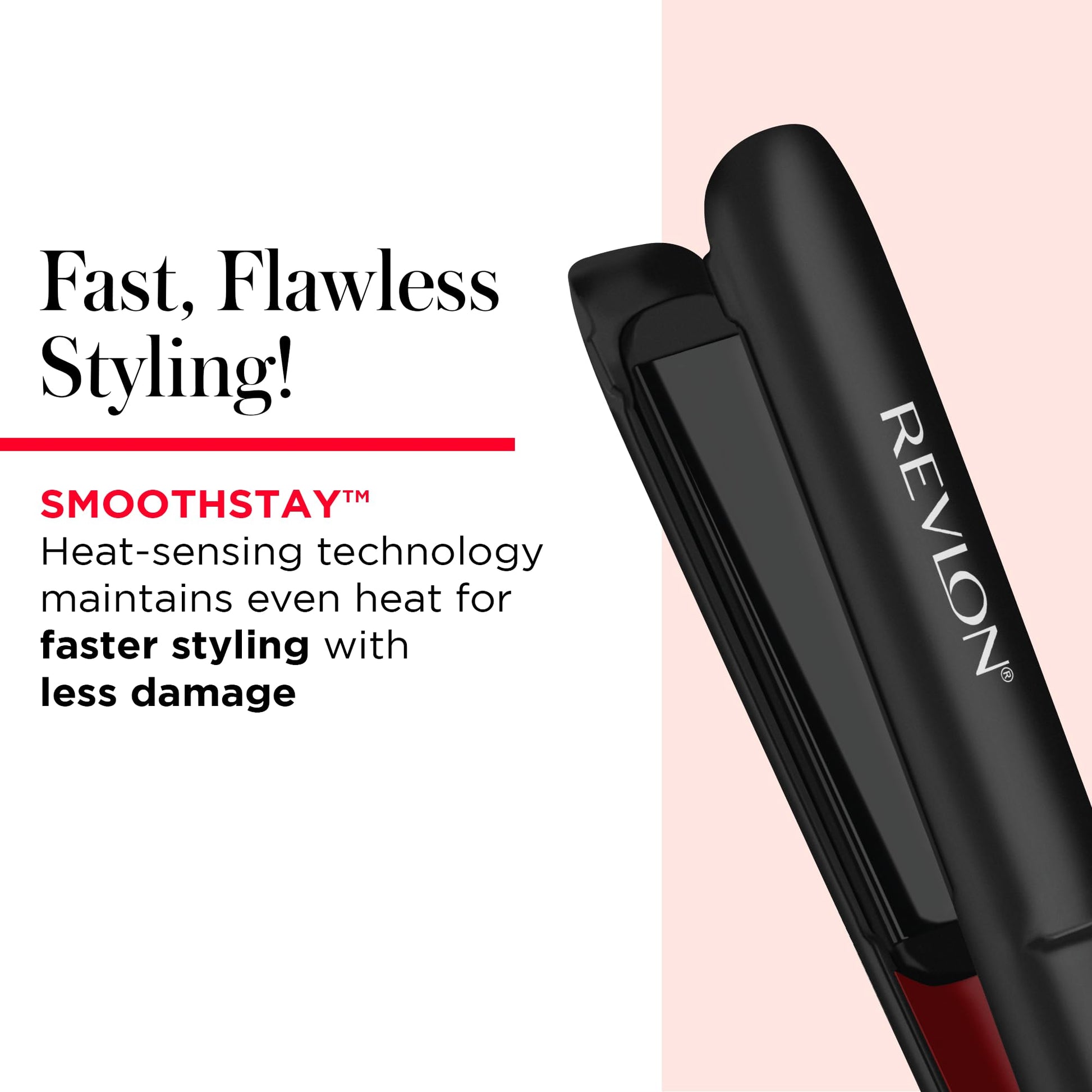 Revlon Alaciadora de 1" Smoothstay con Infusion de Coco