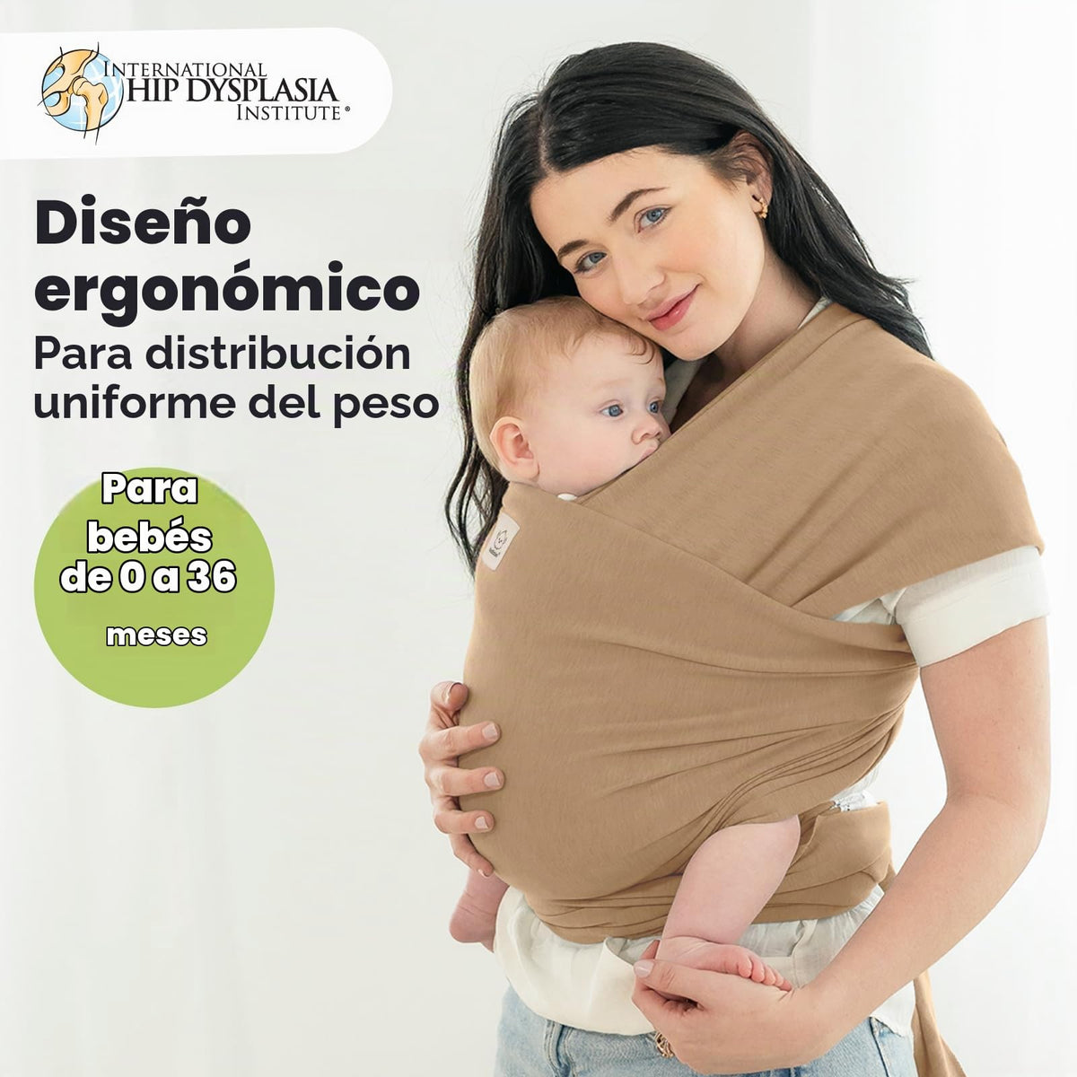 KeaBabies - Portabebés Original Todo en 1 para Bebés Recién Nacidos a Niños, Por mes, Fácil de Usar, Unión Manos Libres, Envoltura Ligera y Transpirable para (hogar Cálido)