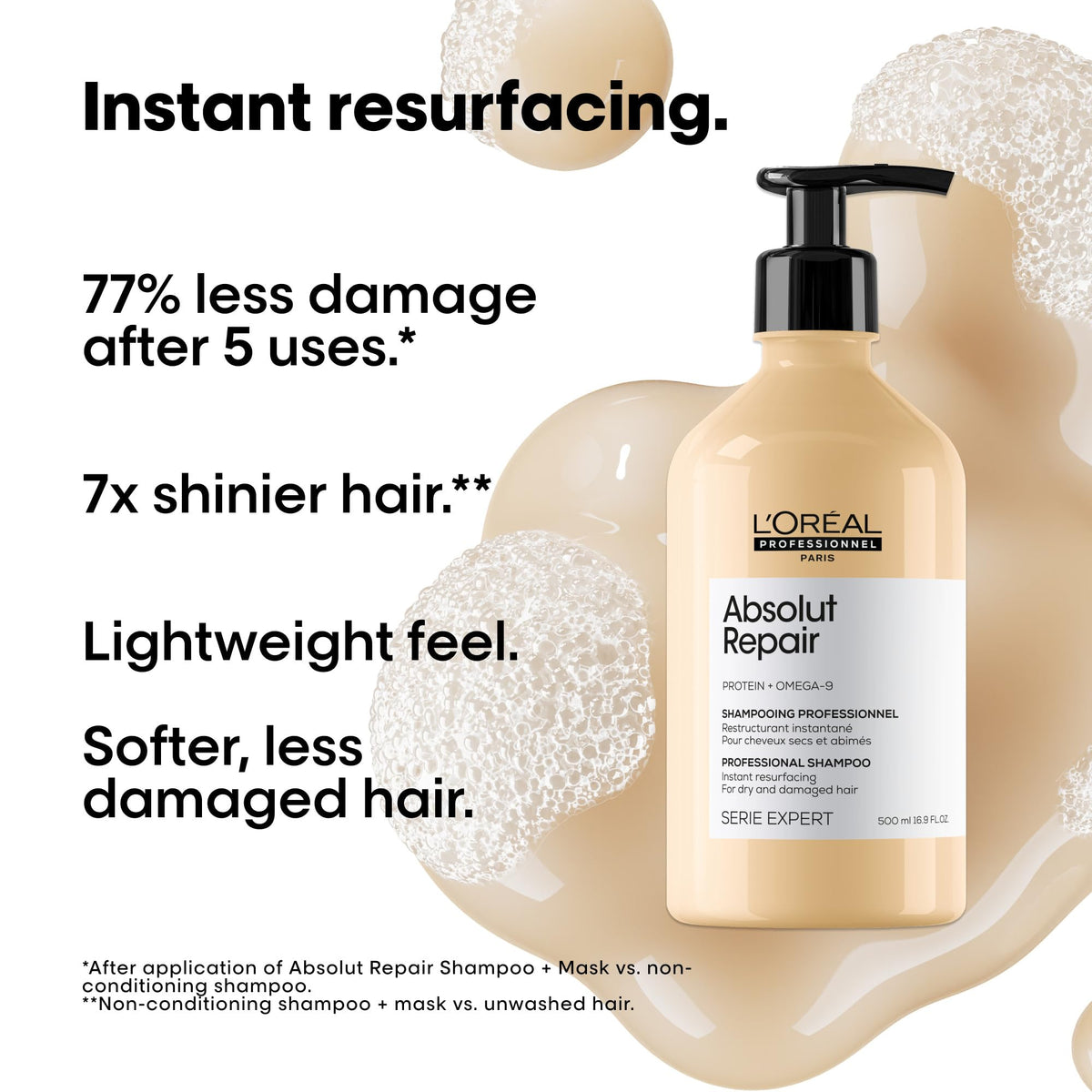 L'Oréal Professionnel Absolut Repair Shampoo Refill 500ml