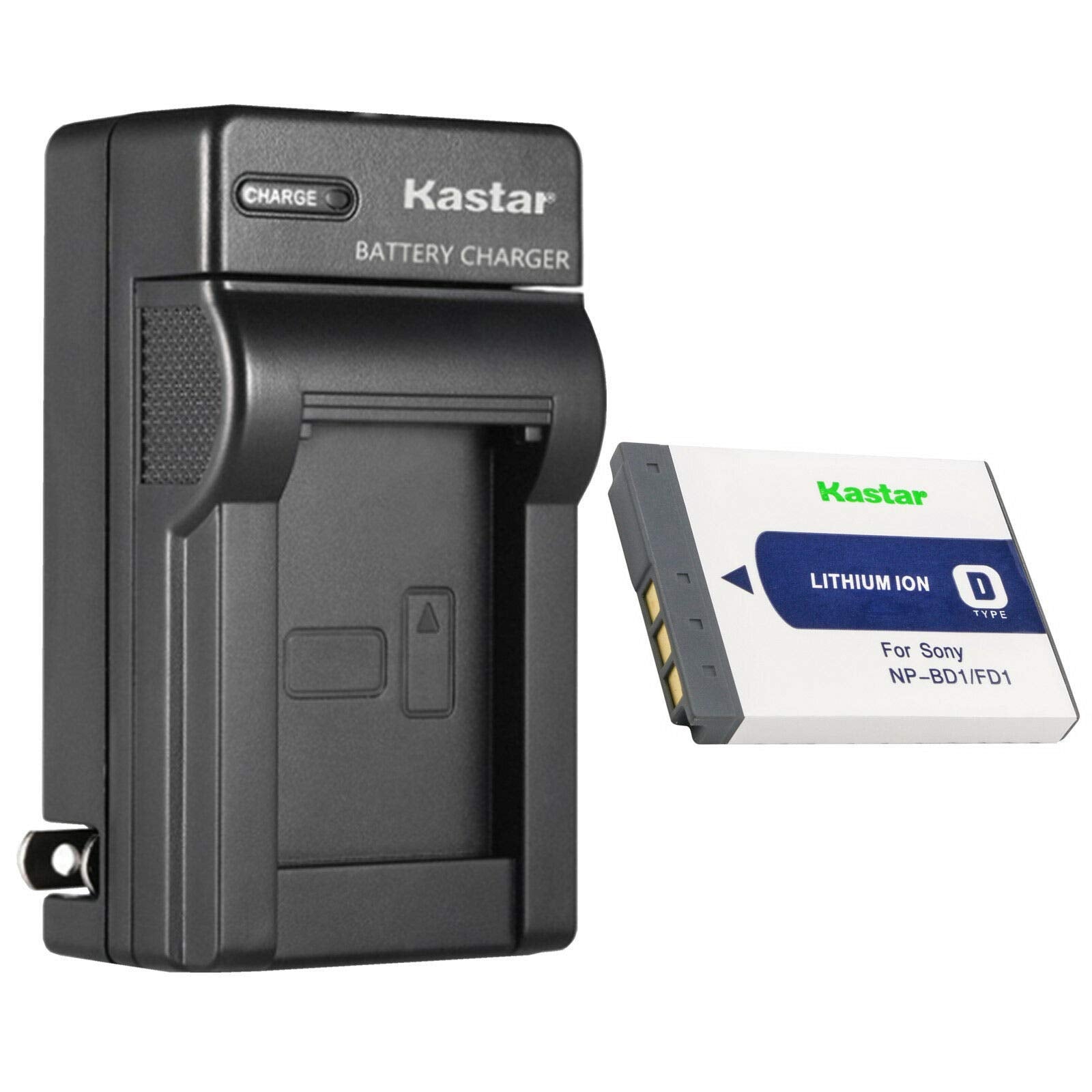 Cargador de Pared Kastar para Cámaras Sony NP-BD1 BC-CSD CS3 Cyber-Shot T75 T77 T90 T200