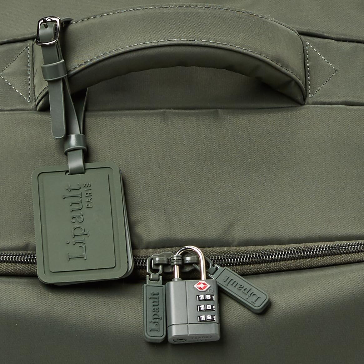 Lipault Plume Spinner Maleta Long Trip Khaki
