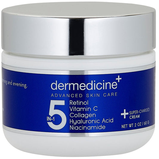 Potent Anti-Aging Facial Cream with Retinol and Vitamin C | Increase Collagen Production, Hydrate Skin | 2 oz | Reduce Wrinkles and Fine Lines