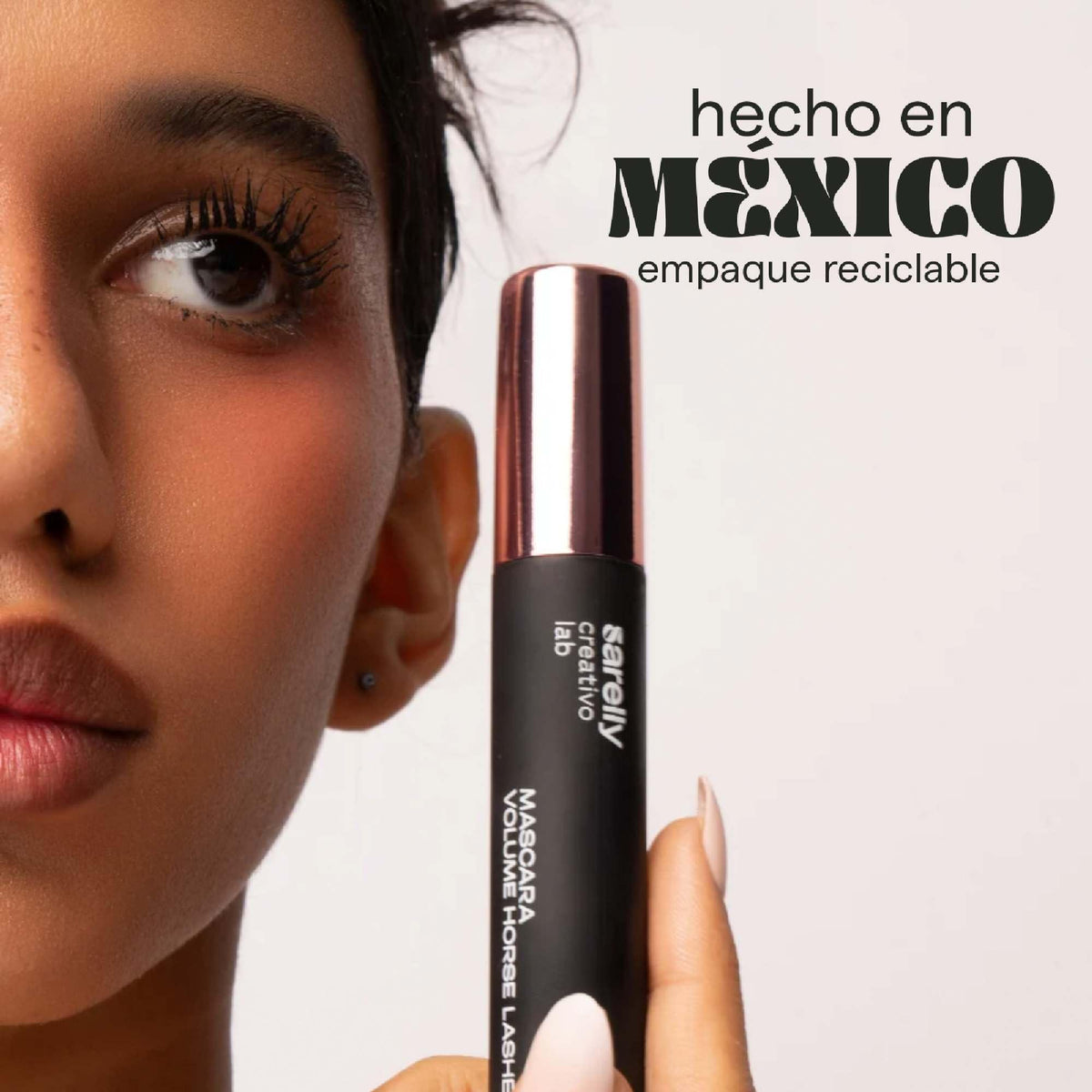Sarelly Máscara waterproof HORSE LASHES BLACK ⁠Máscara de Pestañas Voluminizadora