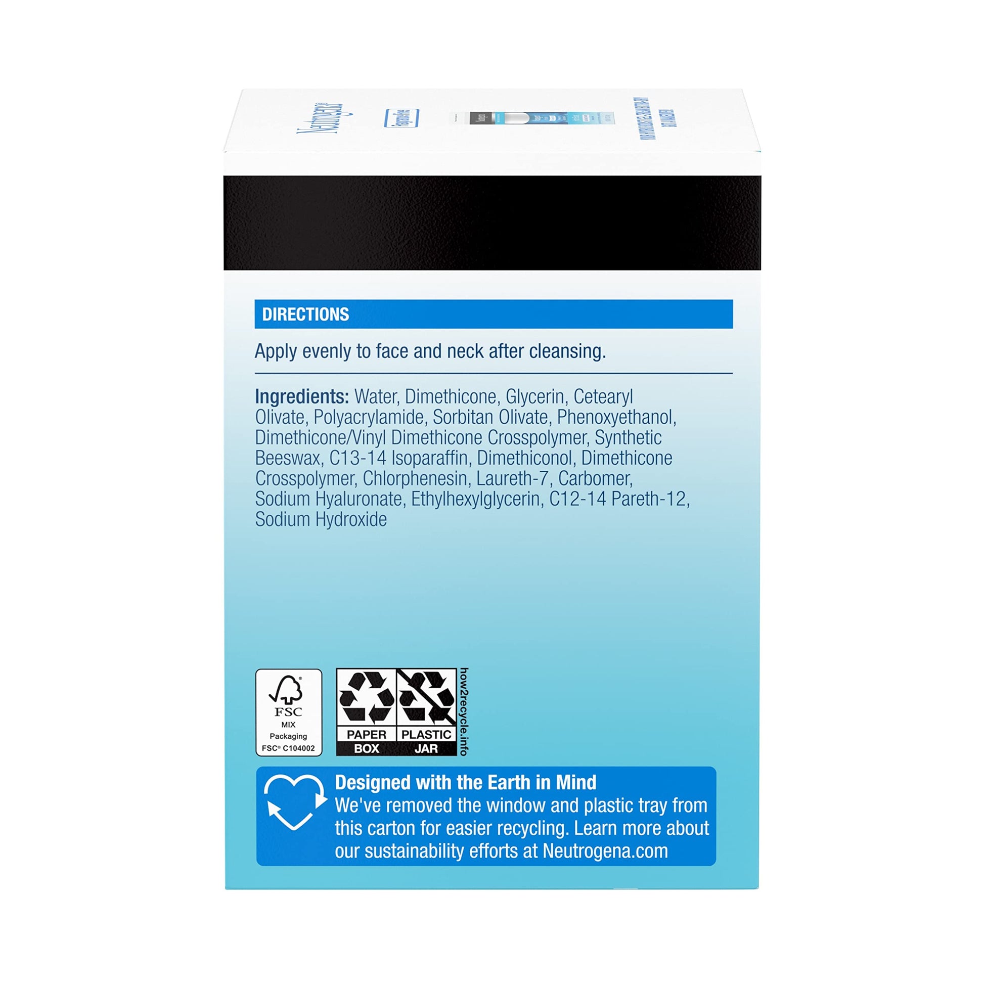 Neutrogena Hydro Boost Hyaluronic Acid Hydrating Face Moisturizer Gel-Cream to Hydrate and Smooth Extra-Dry Skin, 1.7 oz