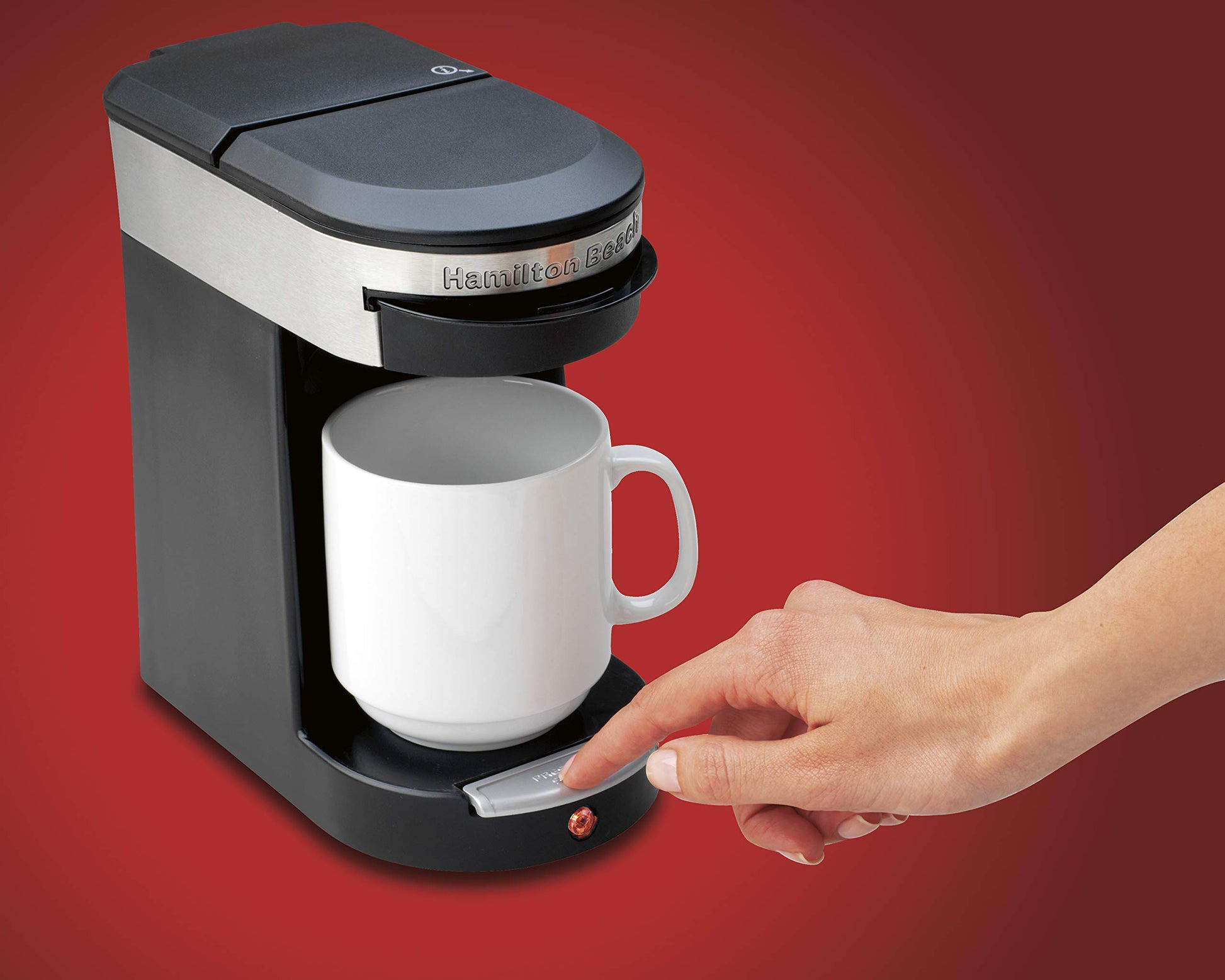 Hamilton Beach 49970-MX Cafetera Personal Ejecutiva, 1 Taza, 350 ml