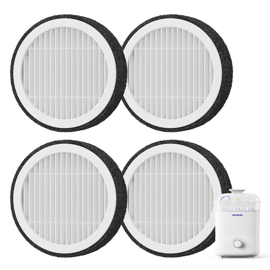 WONDBORN - Filtros HEPA para esterilizador y secadora (4 piezas)