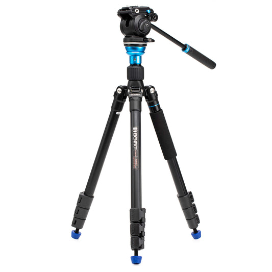 Benro Aero 2 Pro Aluminum Travel Video Tripod with Flip Locks