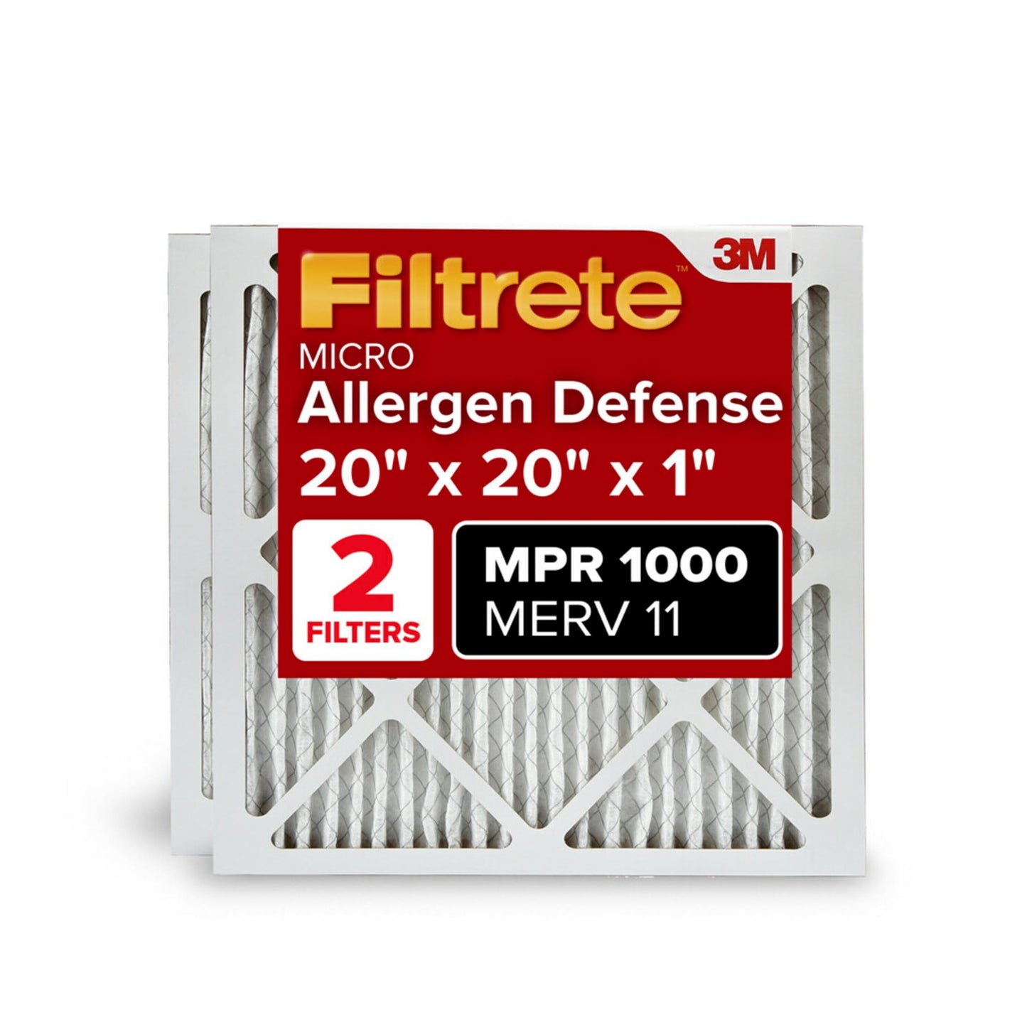 Filtrete alérgeno filtro de defensa, 20x20x1