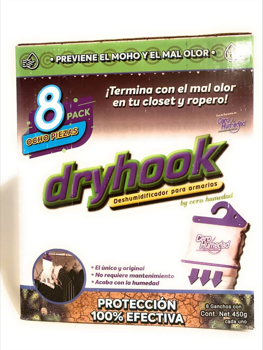 Deshumidificador Dryhook Armarios 8 Unidades
