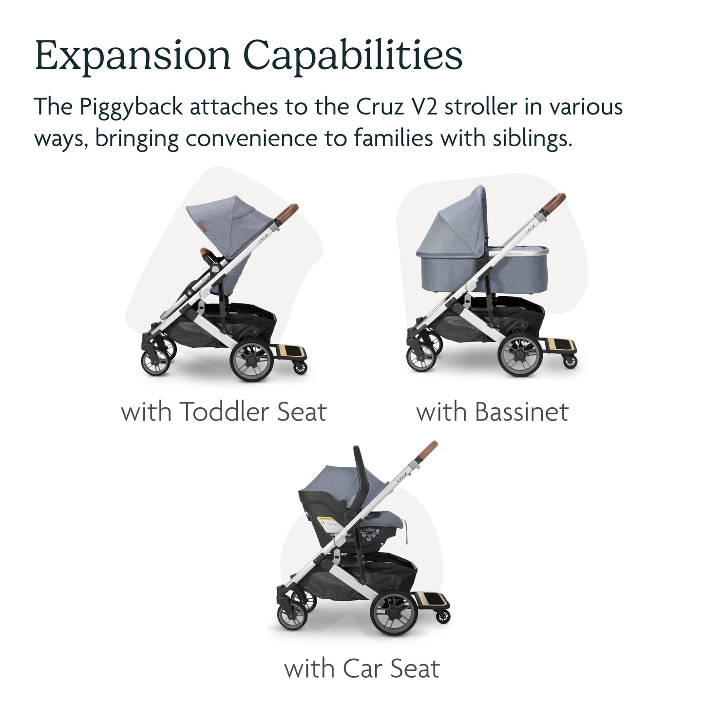 Cochecito UPPAbaby Cruz Piggyback