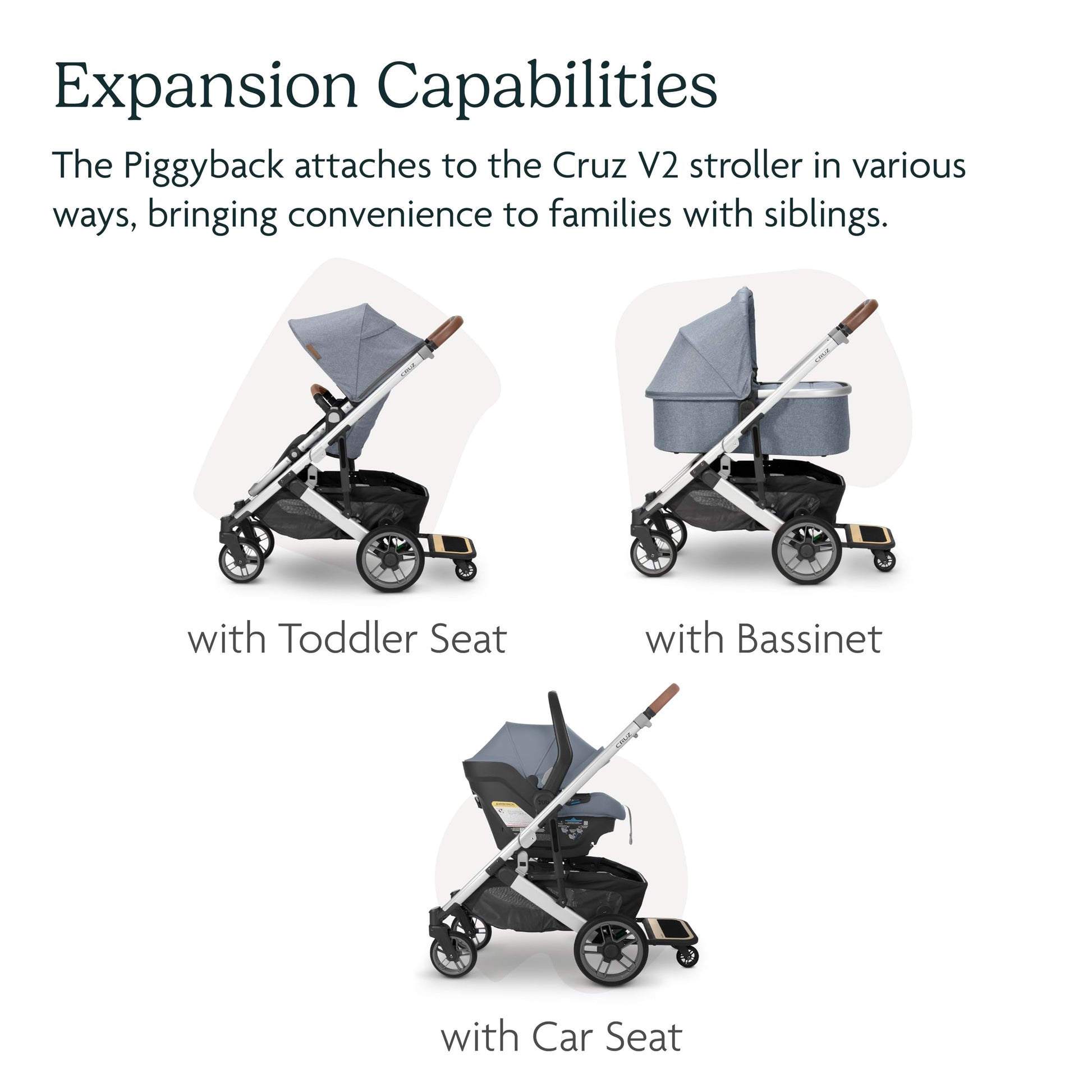 Cochecito UPPAbaby Cruz Piggyback