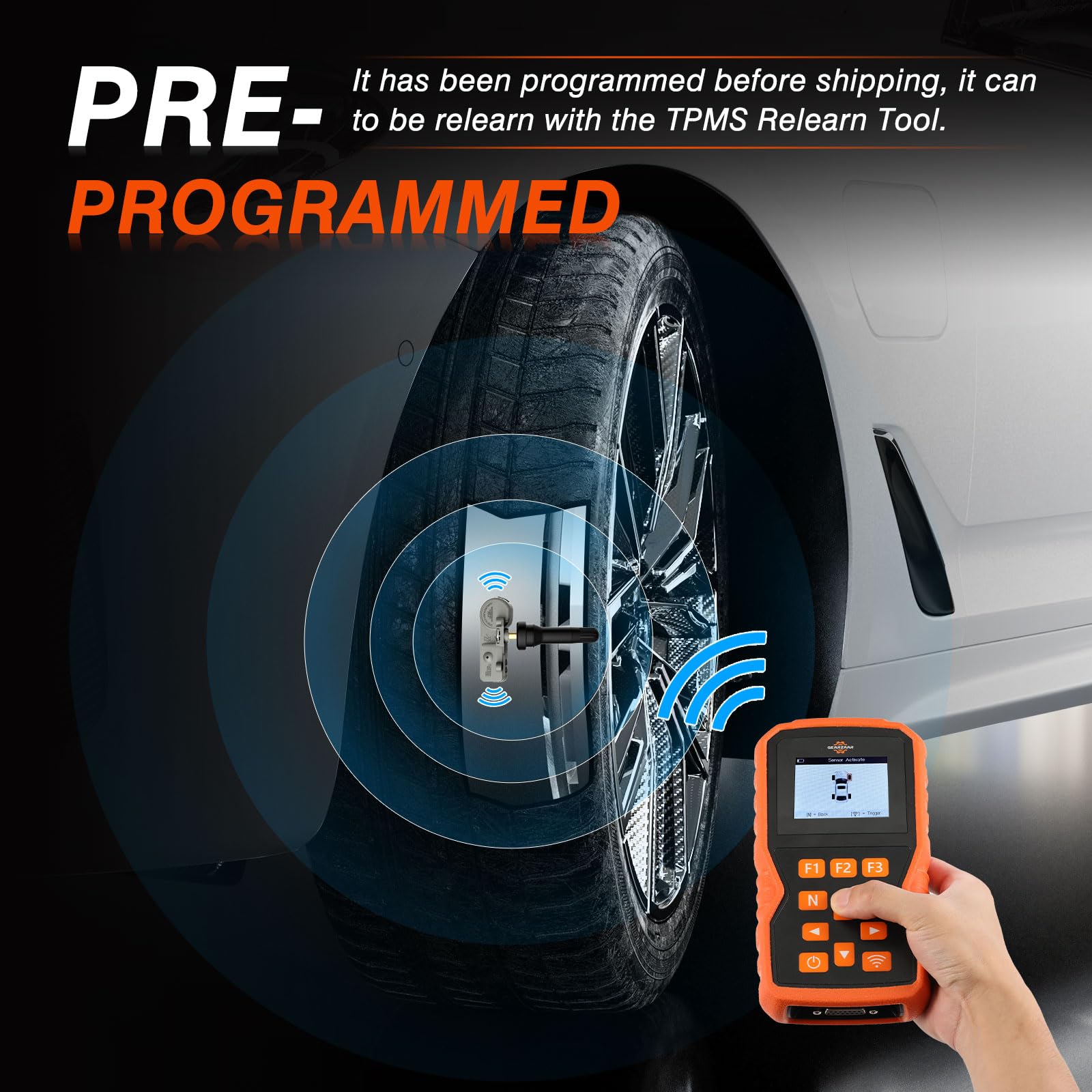 ISINFLASH Sensor TPMS, sensores de sistema de monitor de presión de neumáticos de 315MHZ, compatibles con Chevy GMC Buick Cadillac Pontiac Reemplazar OE 13581558, 13598771,13598772, 13586335,