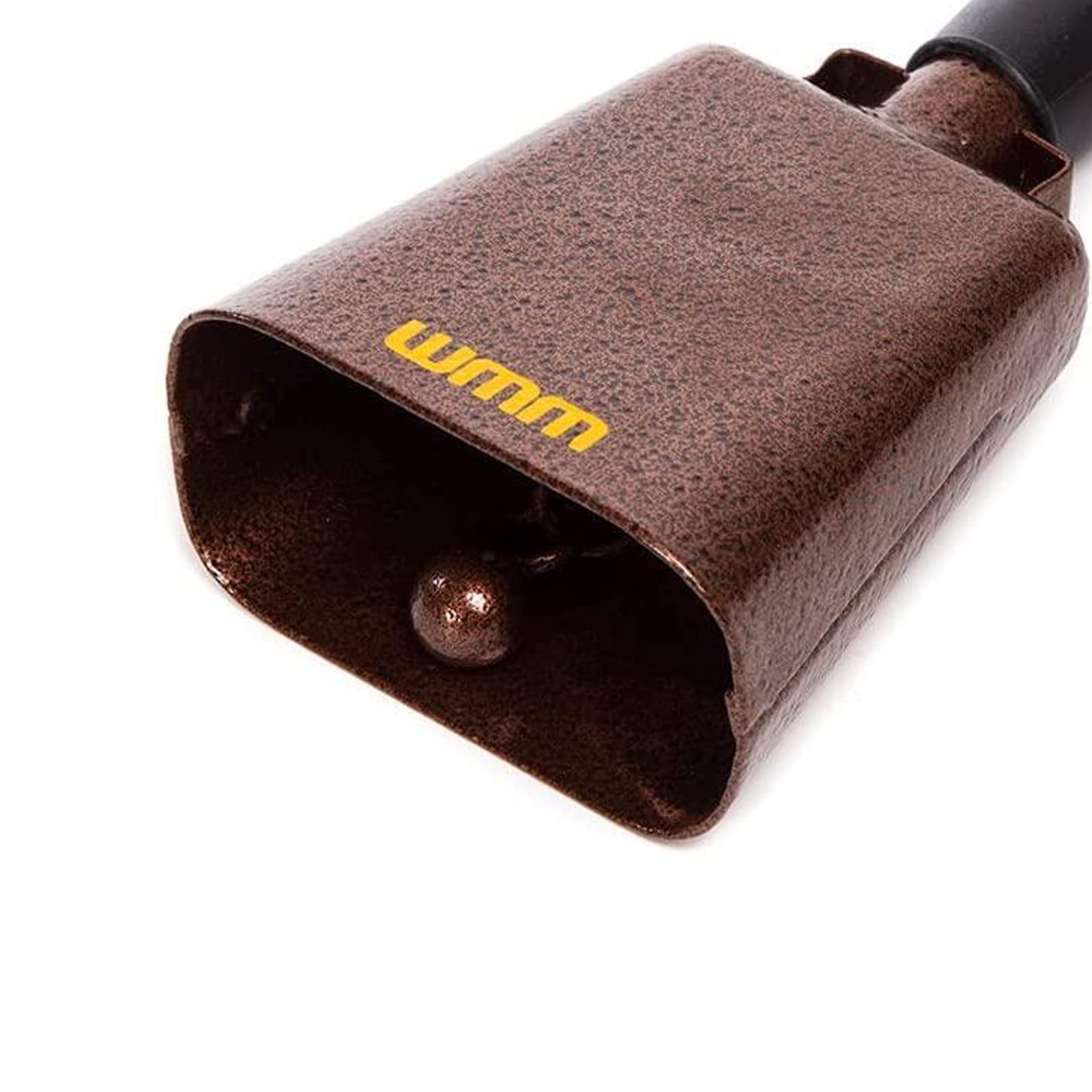 Campana de acero de 17.78 cm con asa para eventos deportivos, campanas grandes sólidas para escuela, instrumentos musicales timbre, alarma (cobre)