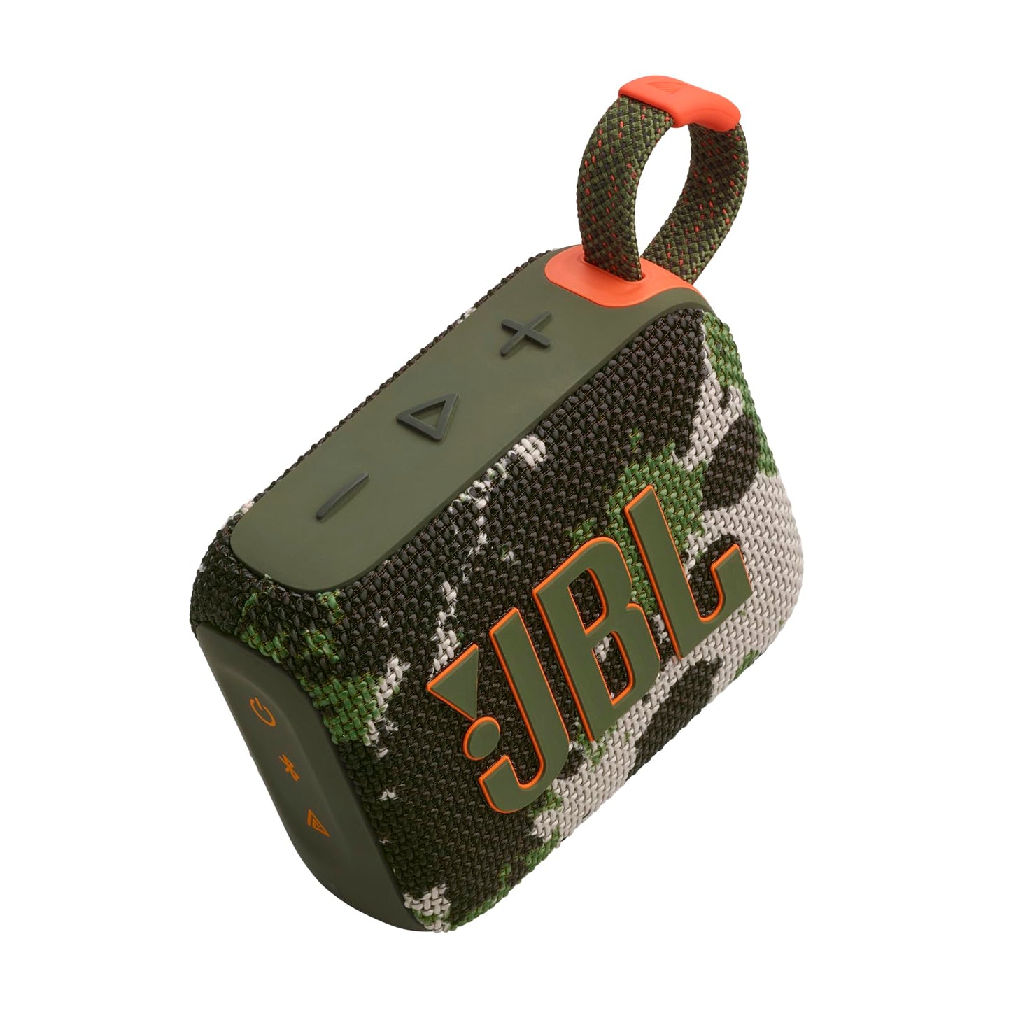 JBL Go 4 Bocina Portátil Bluetooth, 4.2W de Potencia, Reproducción 7 Horas, Resistente al Agua y al Polvo IP67 - Camuflaje