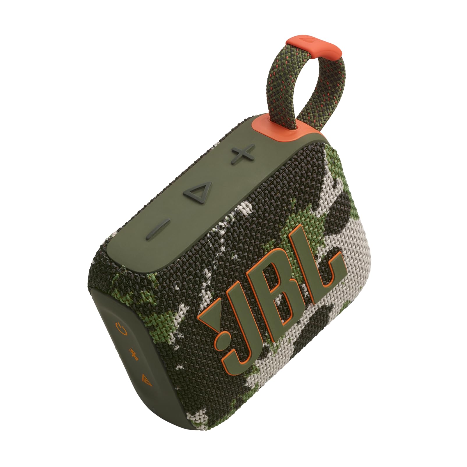 JBL Go 4 Bocina Portátil Bluetooth, 4.2W de Potencia, Reproducción 7 Horas, Resistente al Agua y al Polvo IP67 - Camuflaje