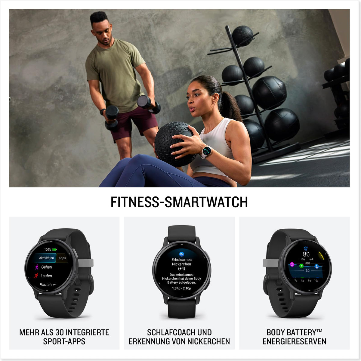 Smartwatch Garmin Vivoactive 5 Azul Metalizado