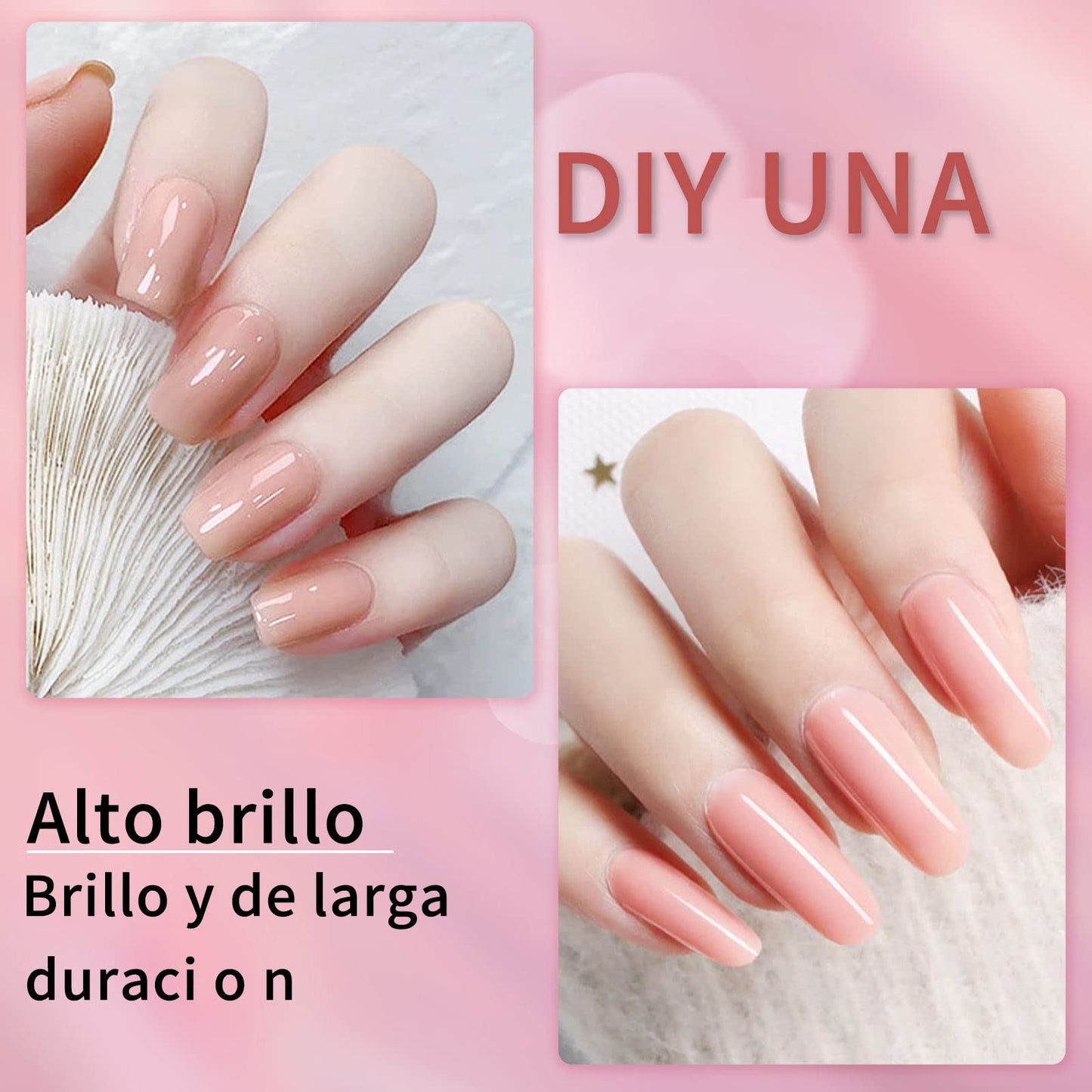 Kit Manicura Uñas Semipermanente, Lampara Para Uñas Uv/Led Kit de Uñas Gel Esmalte de Uñas Para Manicura/Pedicure Nail Art Hogar el Salón (Kit Lámpara Para Uñas)
