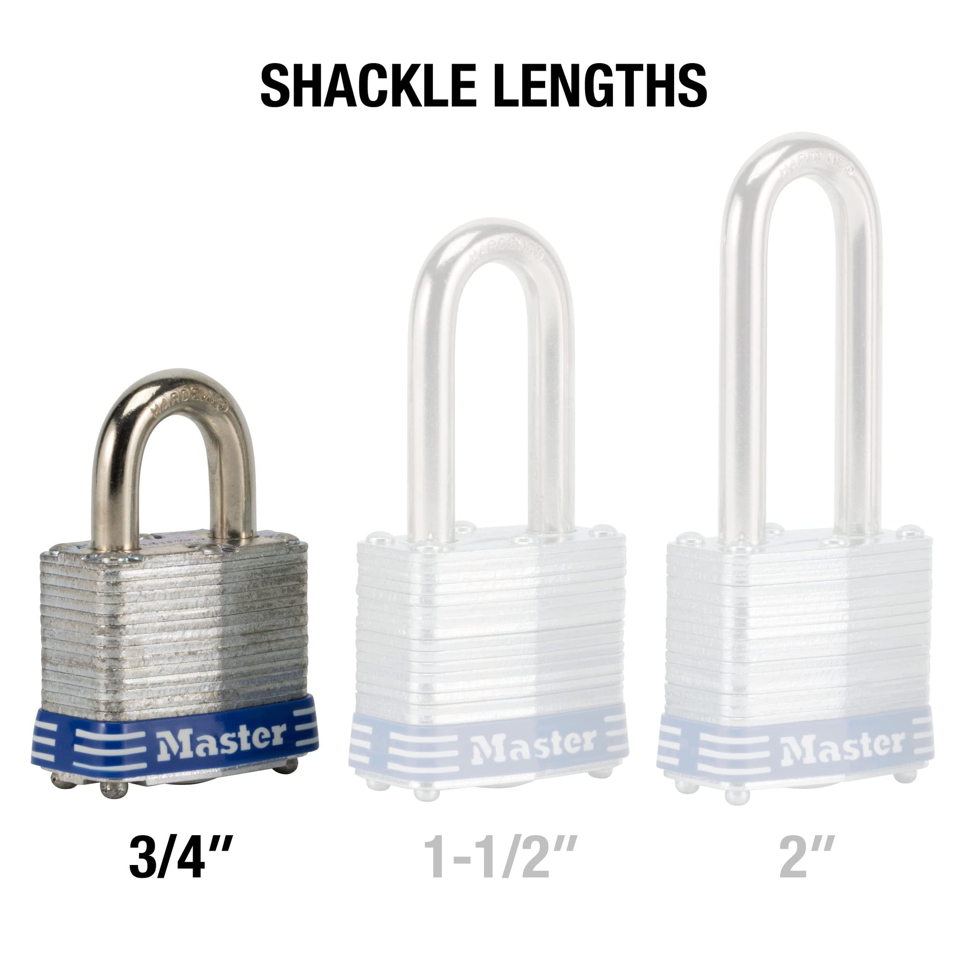 Candado de Acero Zincado Master Lock 4-Pack