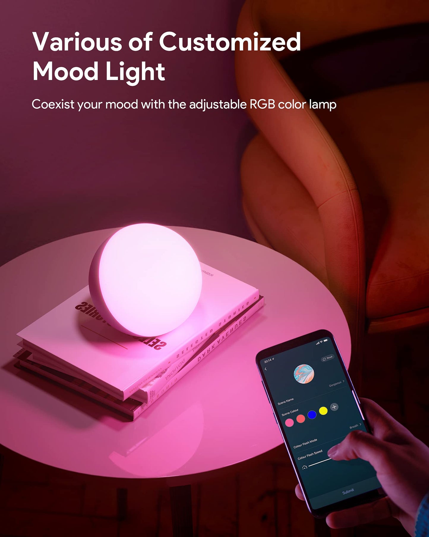 Lámpara táctil, luz nocturna multicolor para niños, pequeña lámpara de mesa LED para recámara, lámpara de noche regulable con luz cálida y blanca