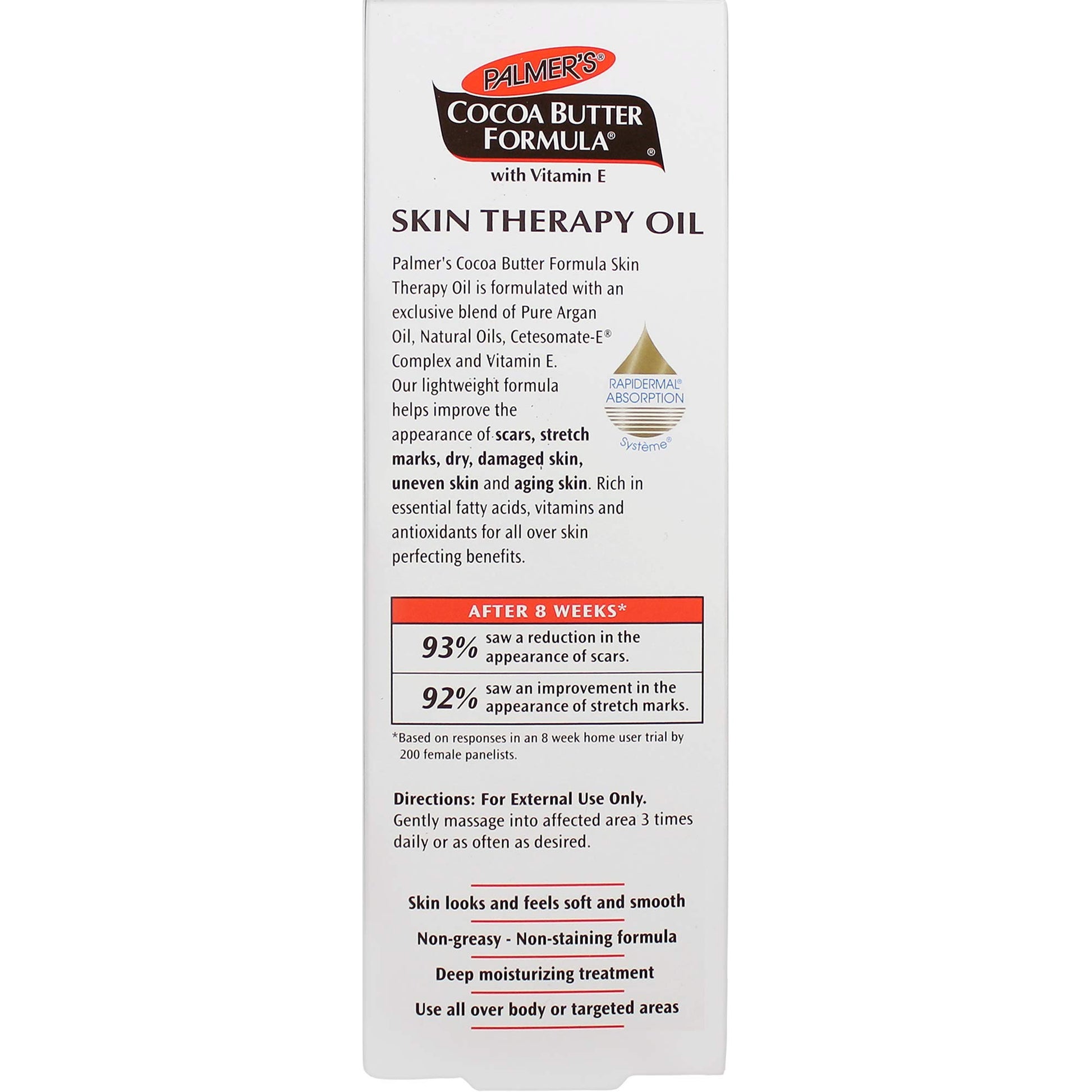 Palmer's Formula Skin Therapy Oil with Vitamin E Rosehip, Cocoa Butter, 5.1 Fluid Ounce Paquete de 2