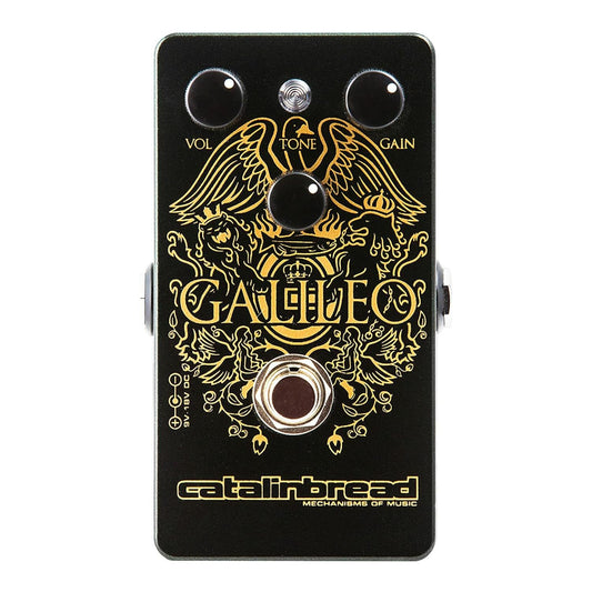 Catalinbread SFT Overdrive Pedal de efectos, Galileo Booster, Negro