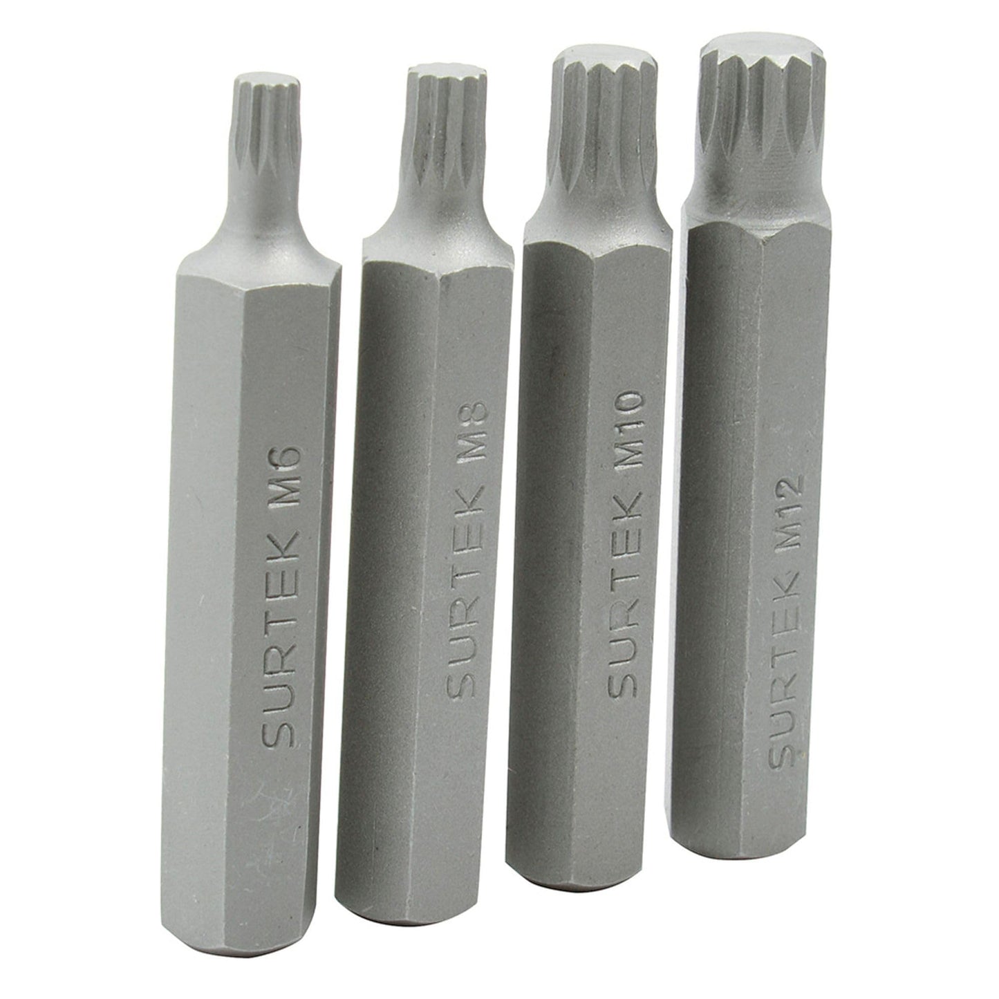 Juego de Puntas Bristol Surtek 1/2 Pulgadas Hexágono, 4 Piezas